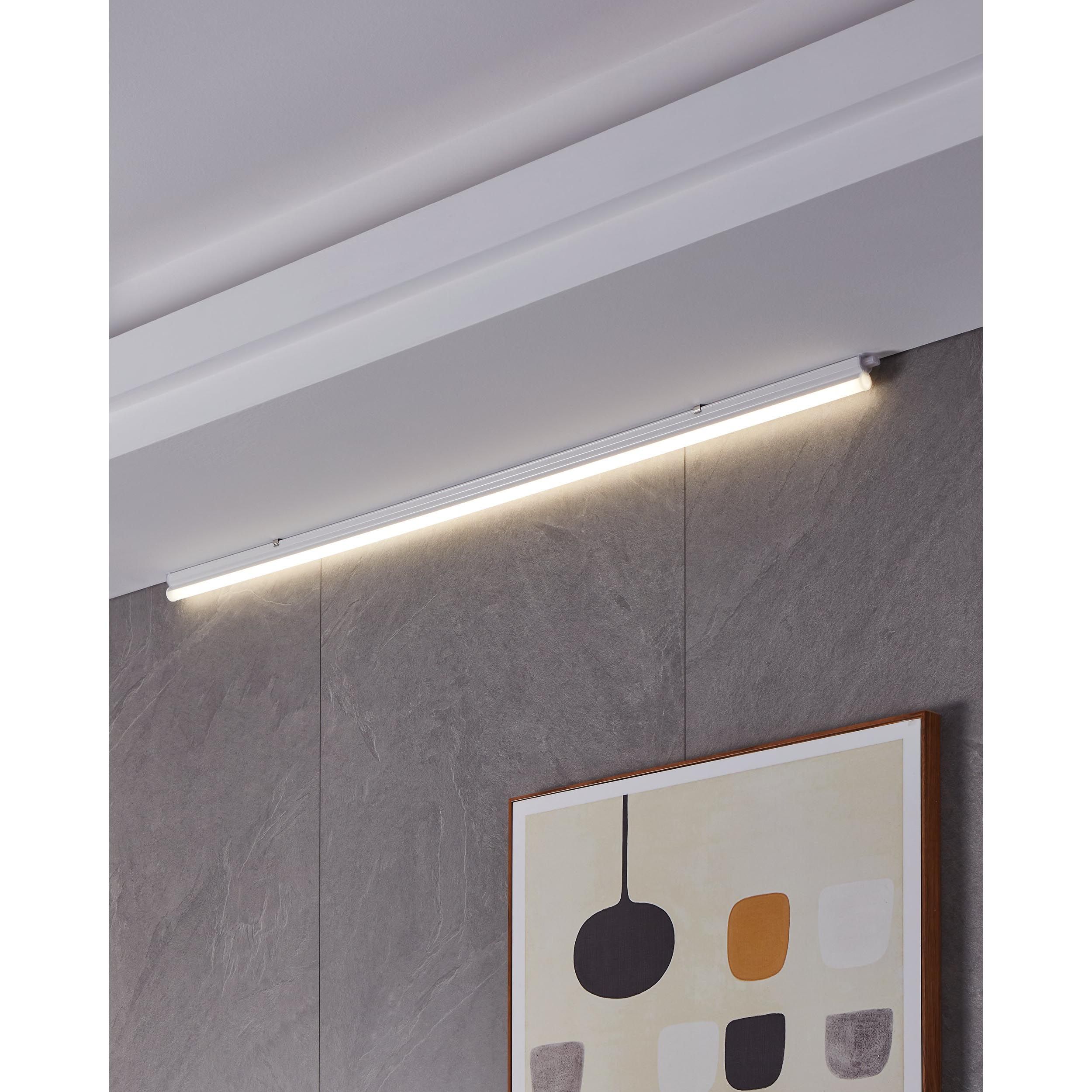 Plafonnier LED DUNDRY blanc L117cm