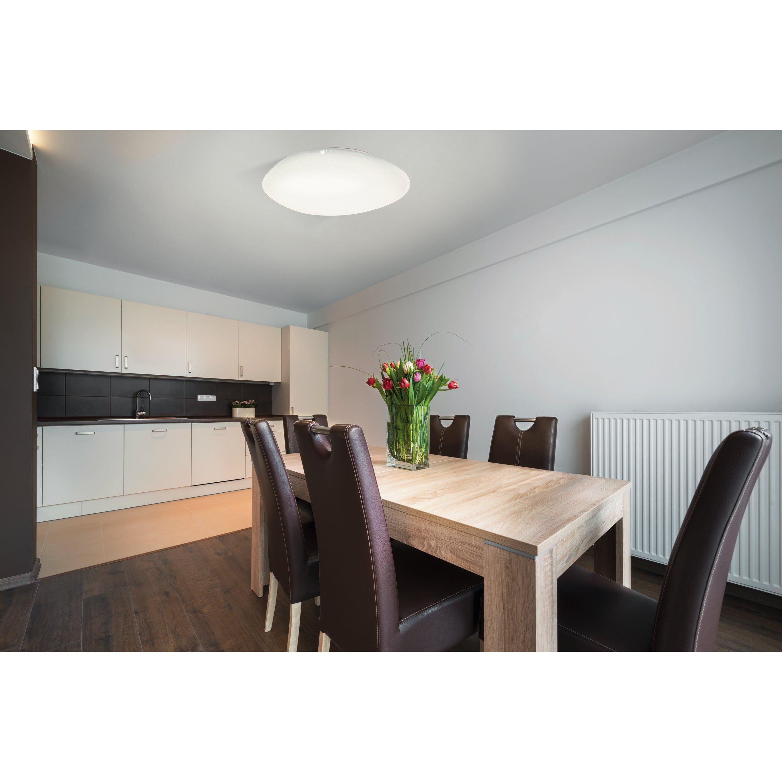 Plafonnier LED SILERAS blanc Ø60cm