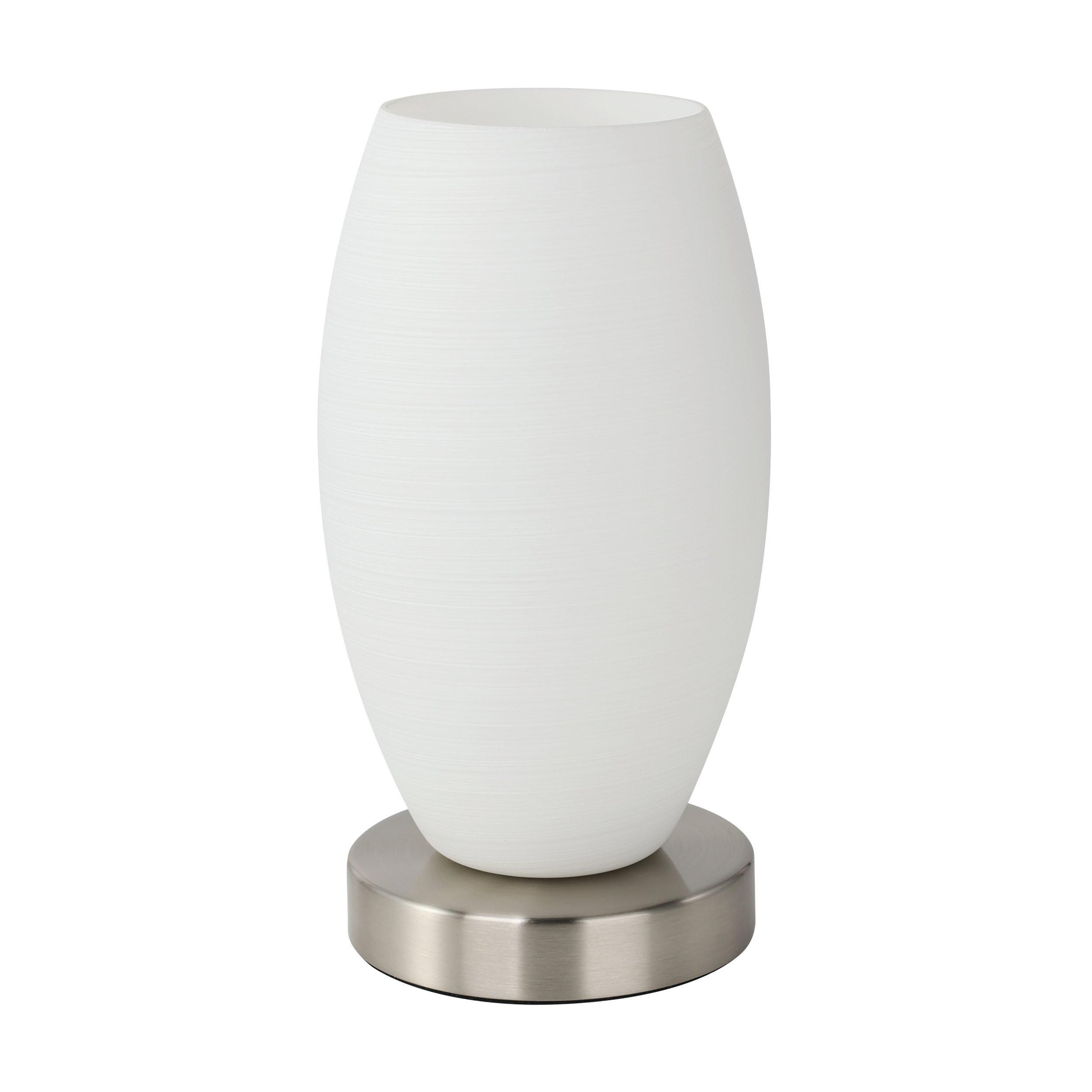 Lampe BATISTA nickel mat H22,5cm
