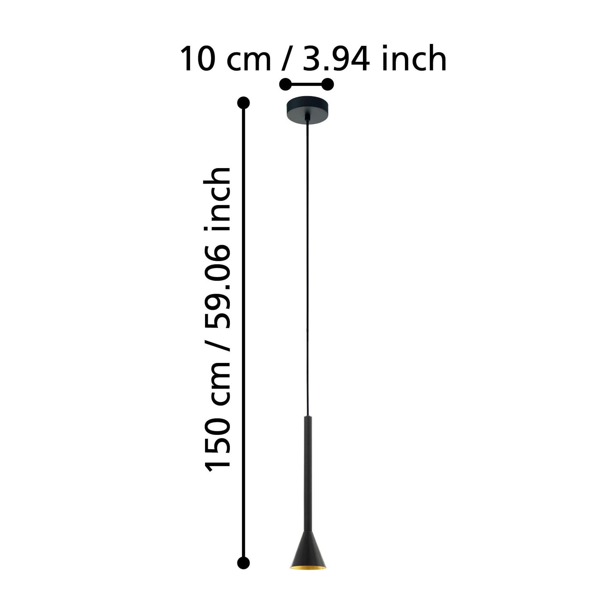 Suspension CORTADERAS noir Ø9,5cm