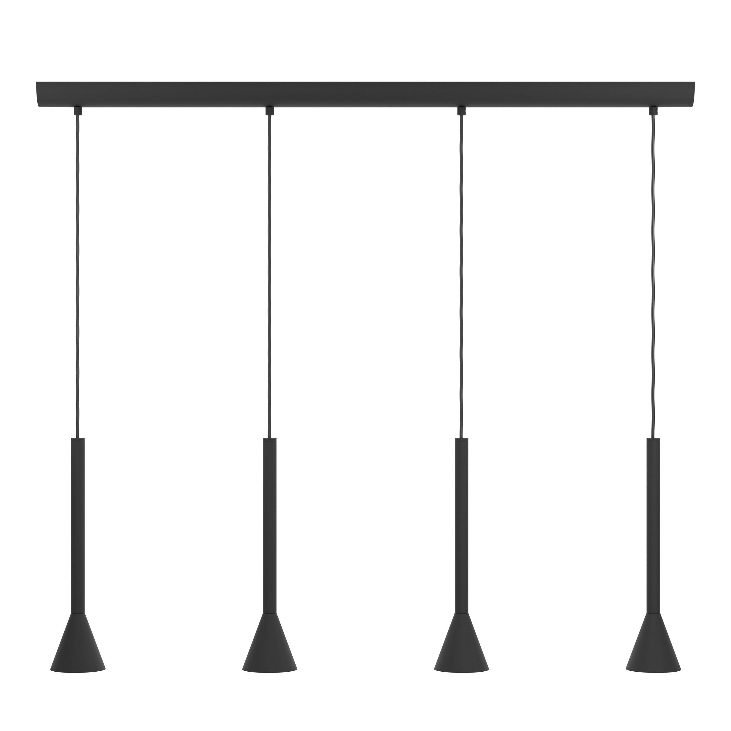 Suspension CORTADERAS noir L113cm