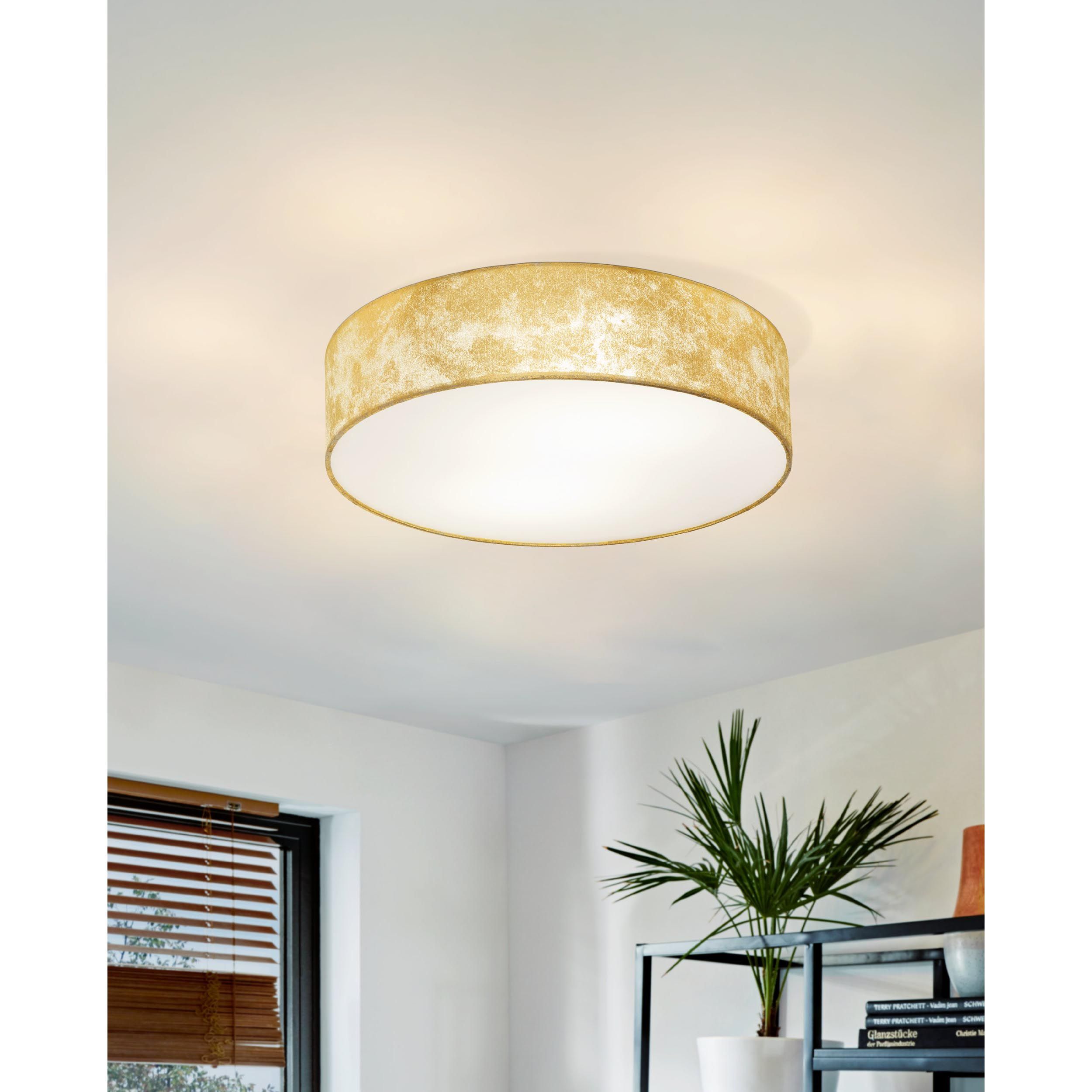 Plafonnier VISERBELLA doré Ø38cm