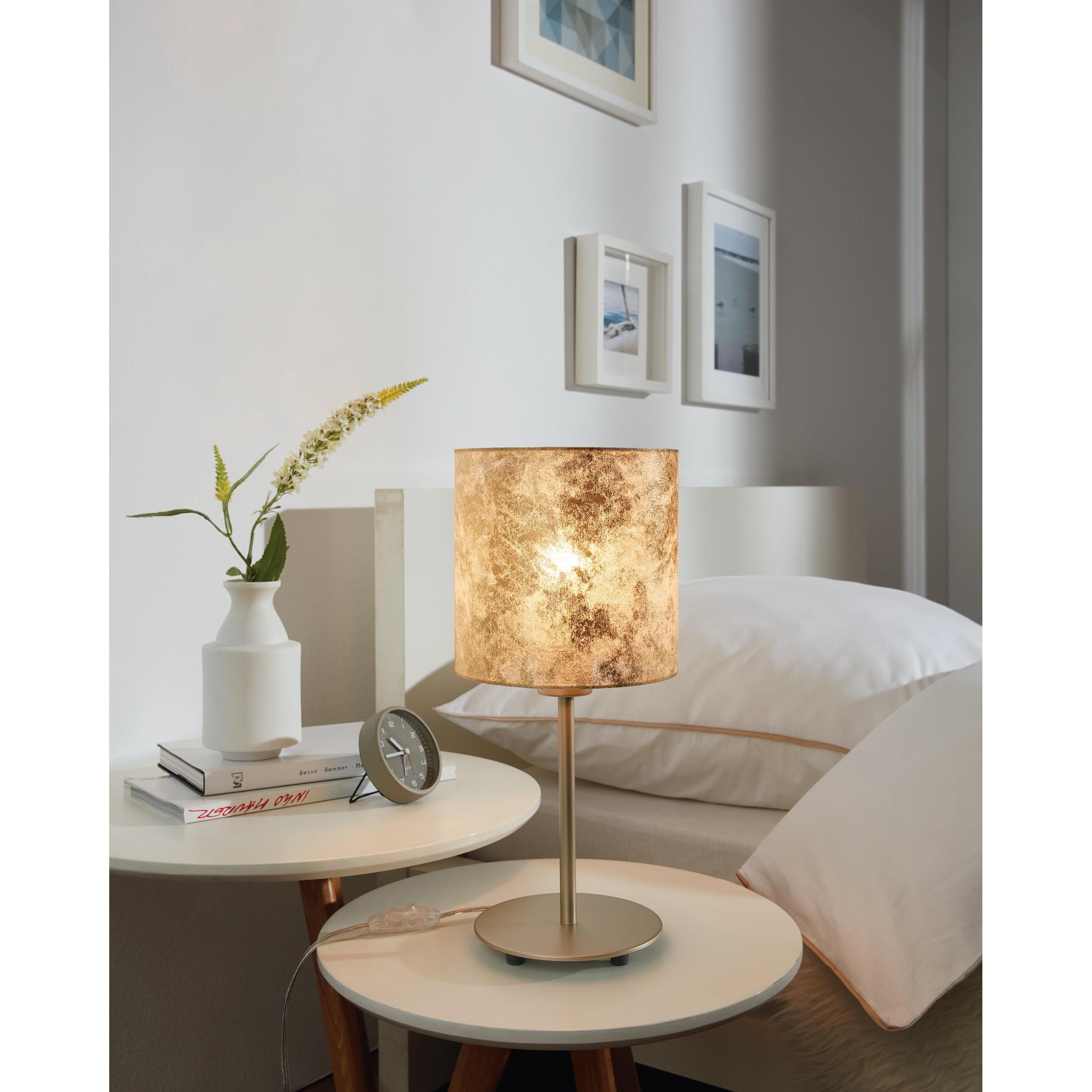 Lampe VISERBELLA doré H40cm