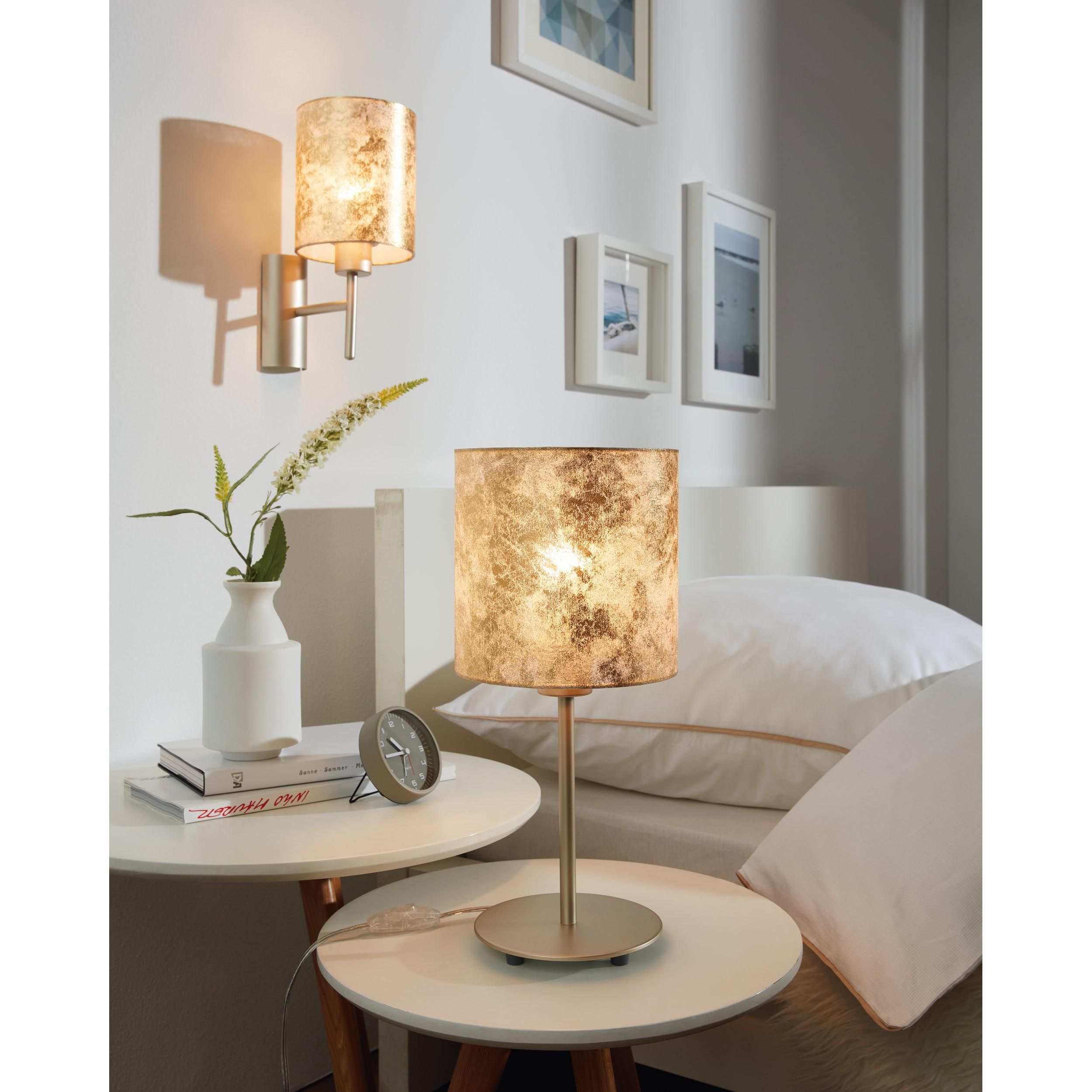 Lampe VISERBELLA doré H40cm