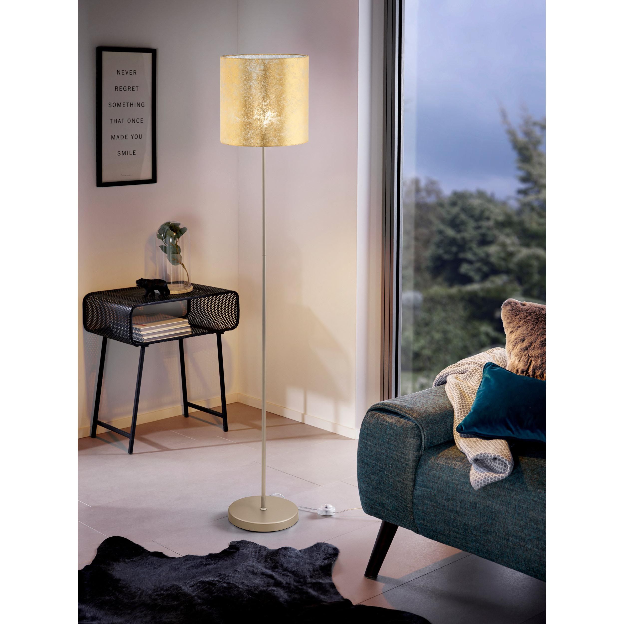 Lampadaire métal doré VISERBELLA E27 1X60W