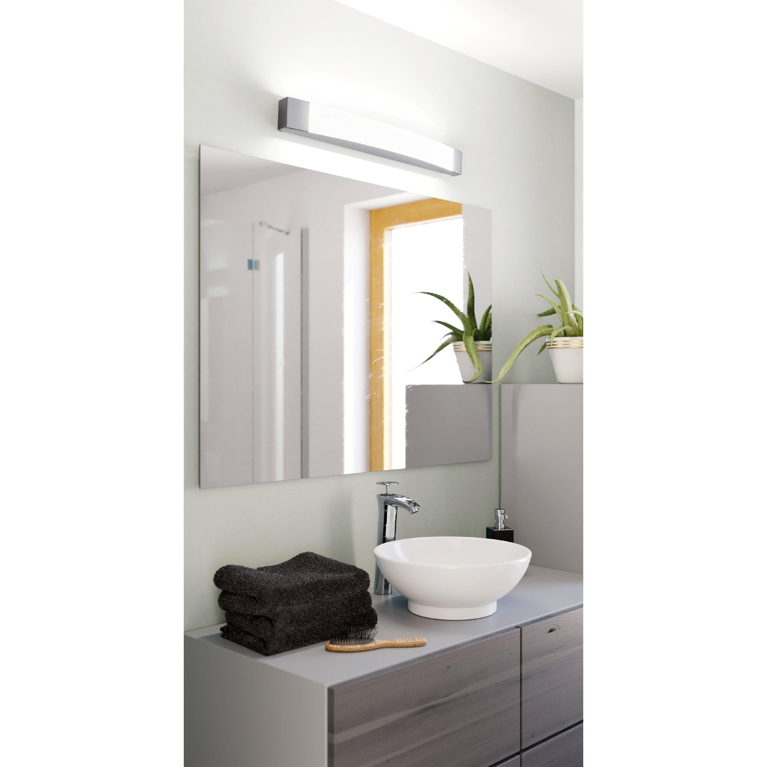 Applique LED SIDERNO argenté L58cm