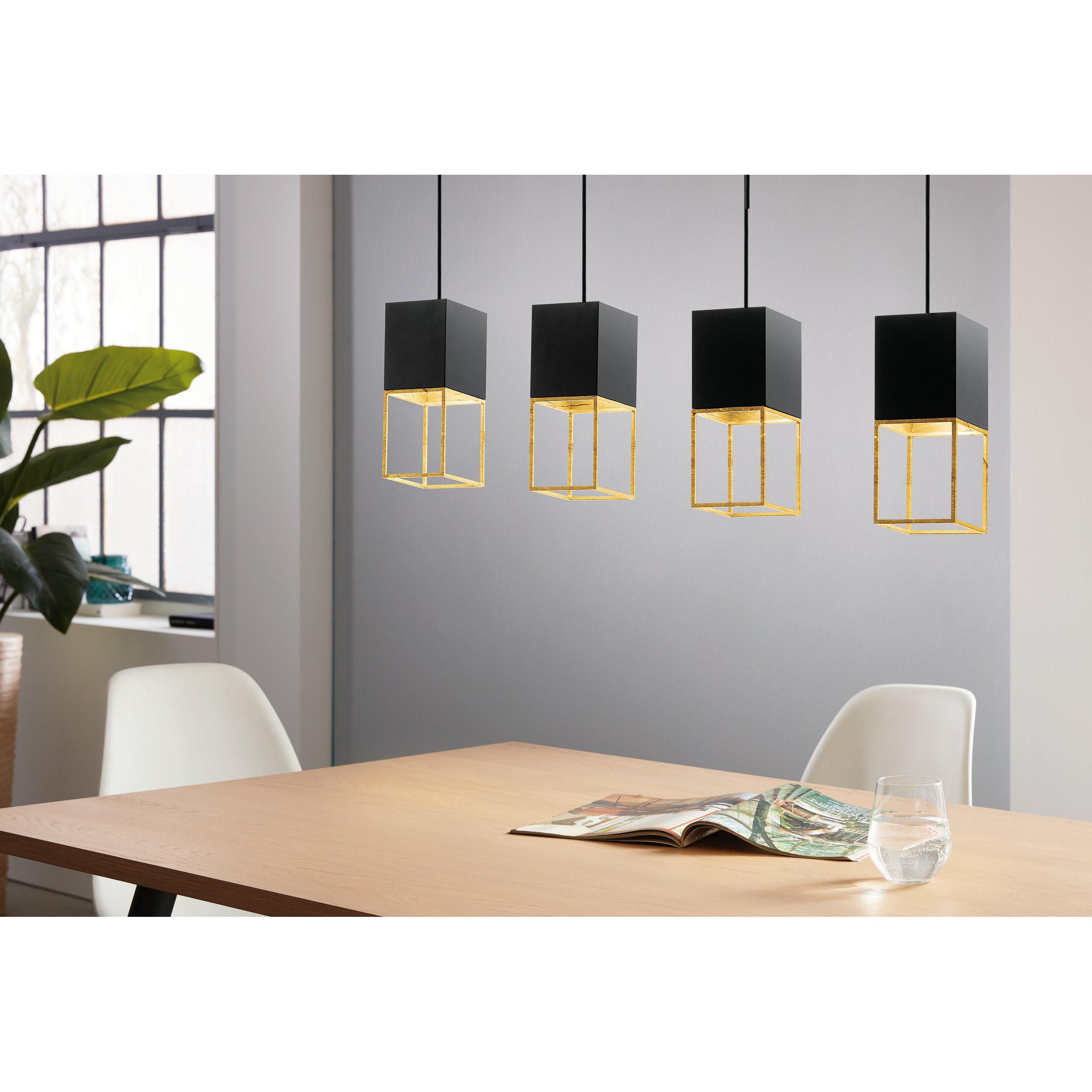 Suspension MONTEBALDO noir L85cm