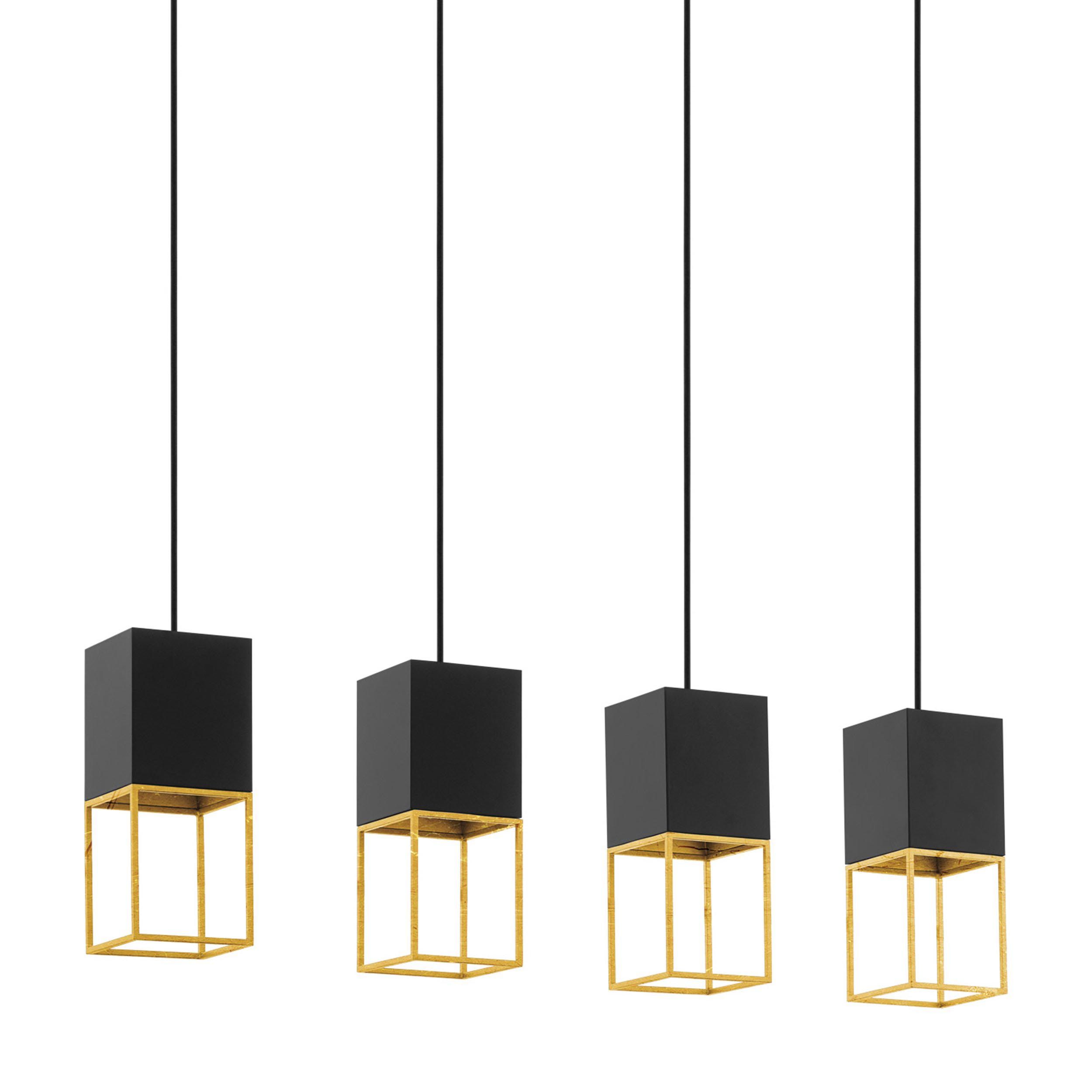 Suspension MONTEBALDO noir L85cm