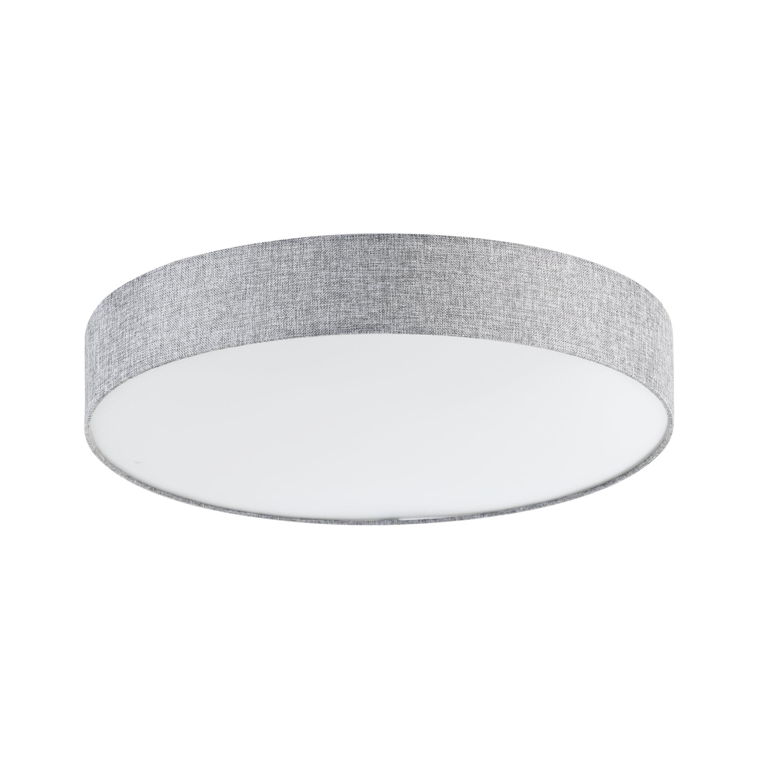 Plafonnier LED ROMAO gris Ø57cm