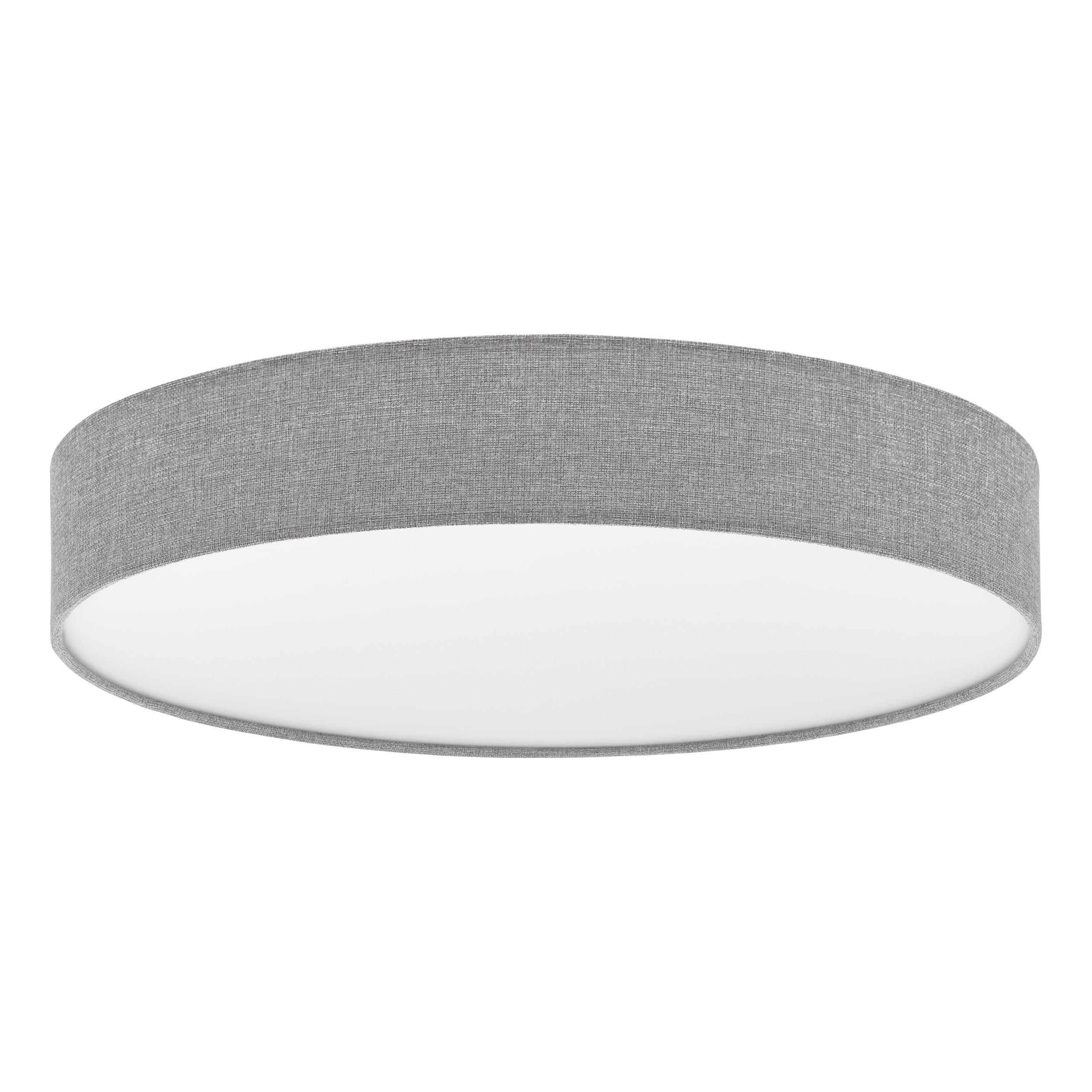 Plafonnier LED ROMAO gris Ø57cm