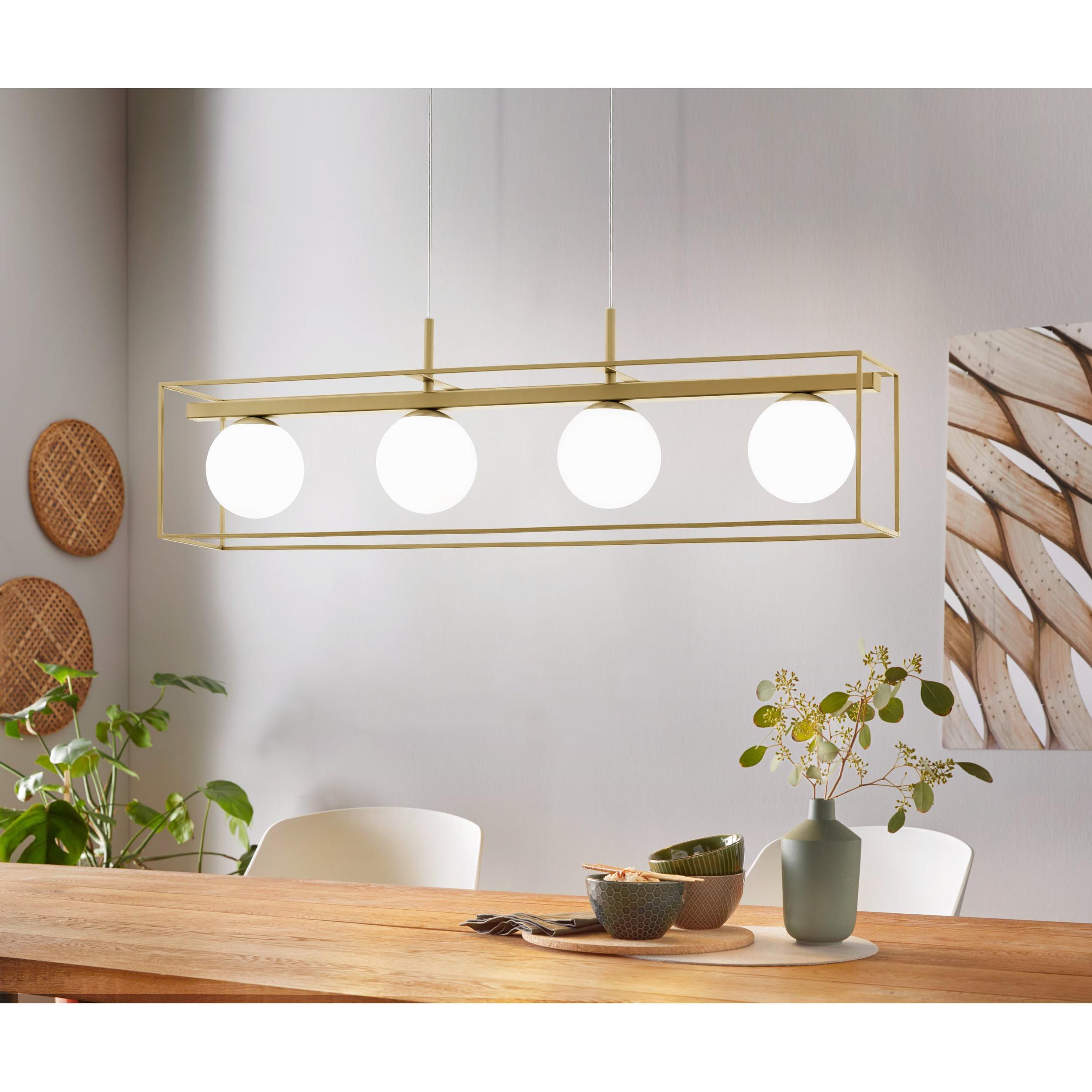 Suspension métal doré VALLASPRA E14 4X40W