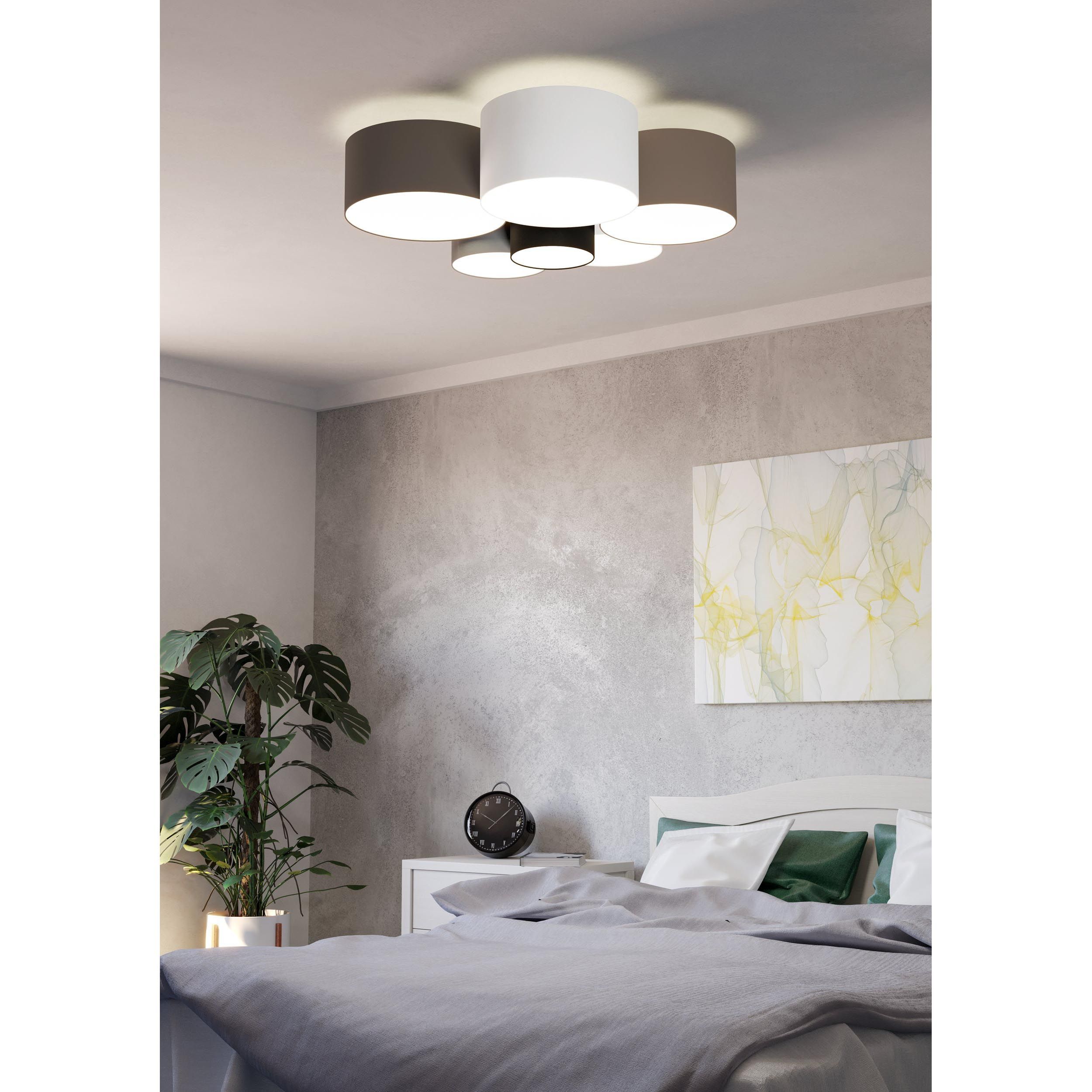 Plafonnier tissu multi PASTORE E27 6X40W