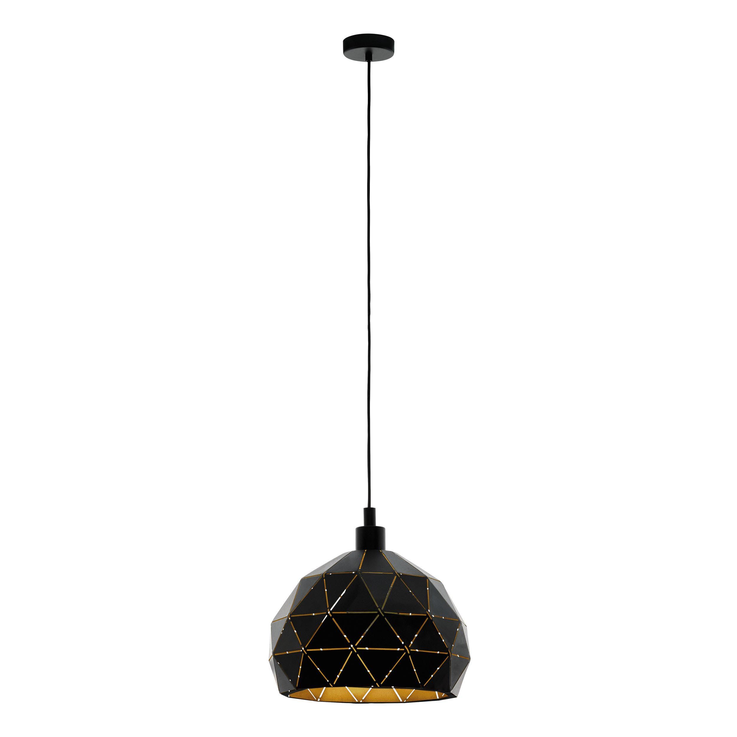 Suspension ROCCAFORTE noir Ø40cm