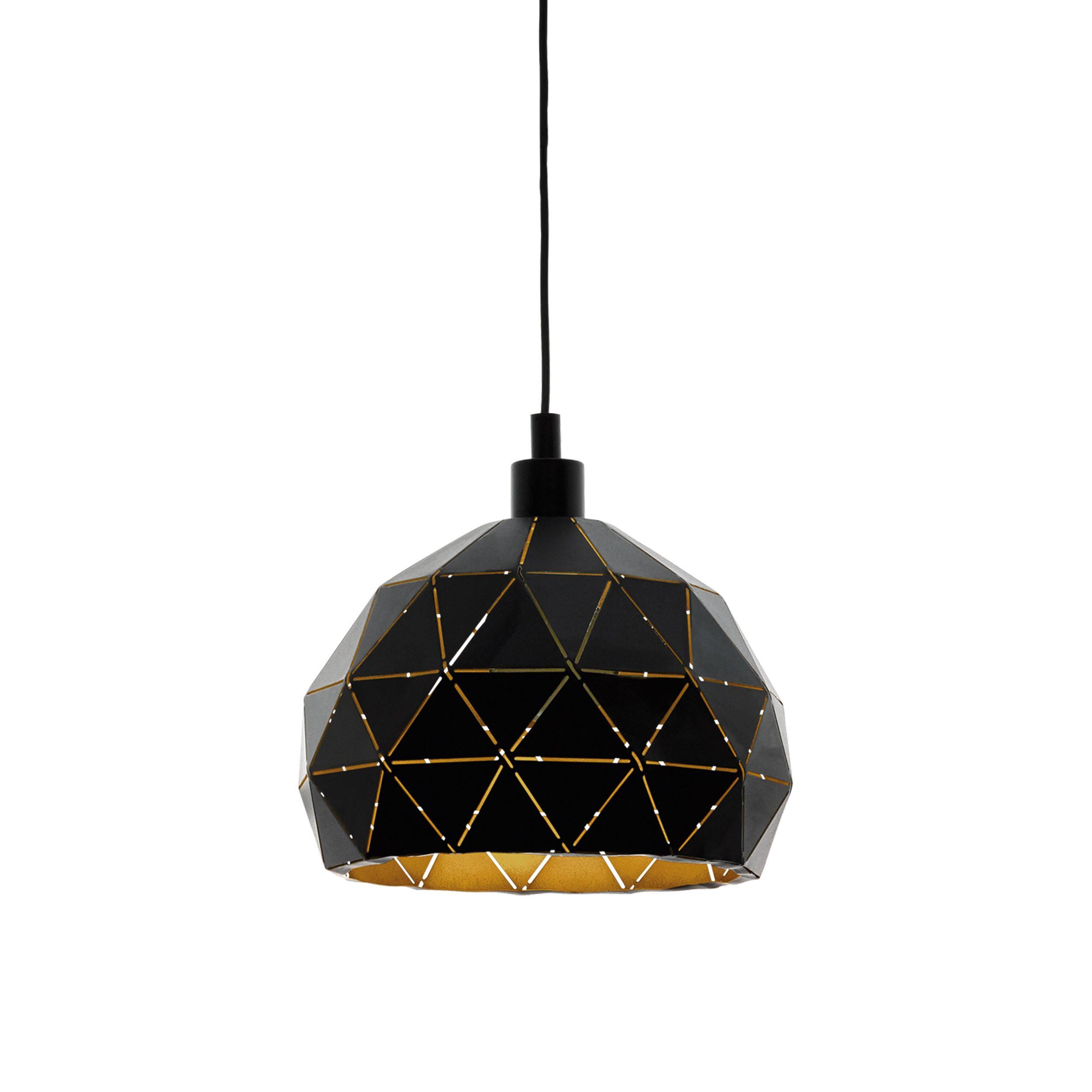 Suspension ROCCAFORTE noir Ø40cm