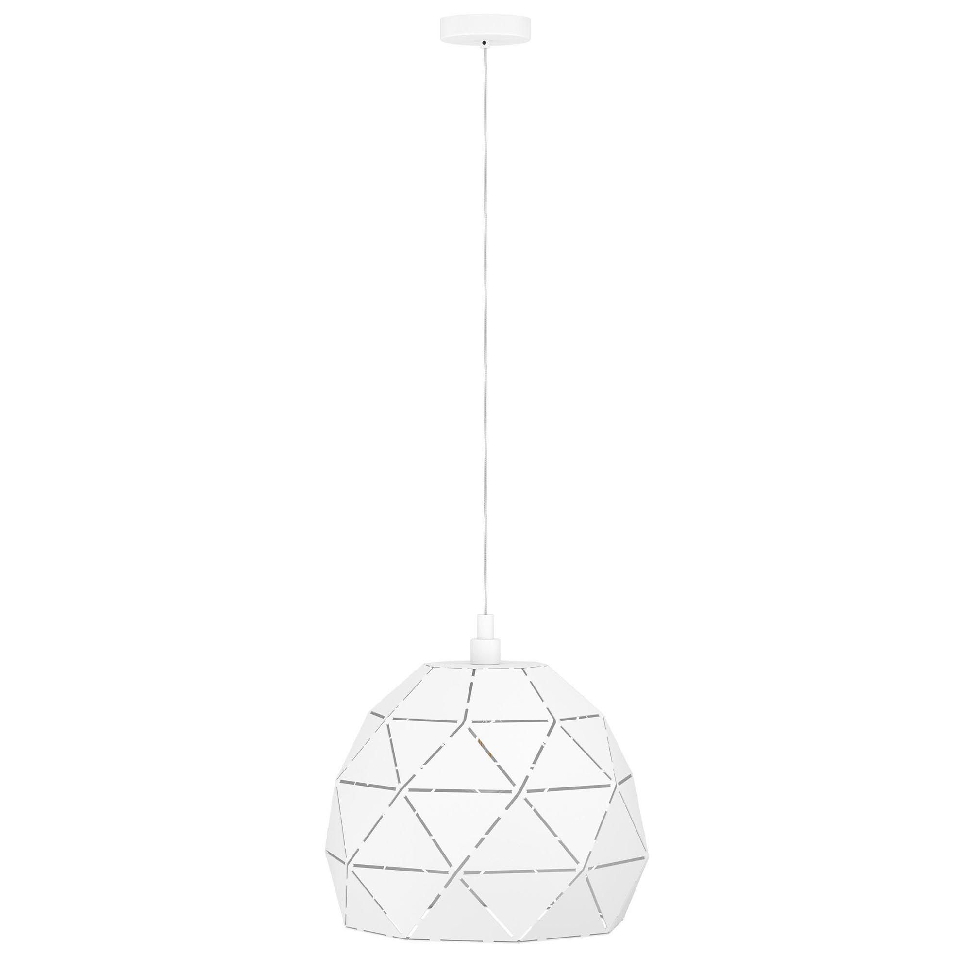 Suspension ROCCAFORTE blanc Ø40cm