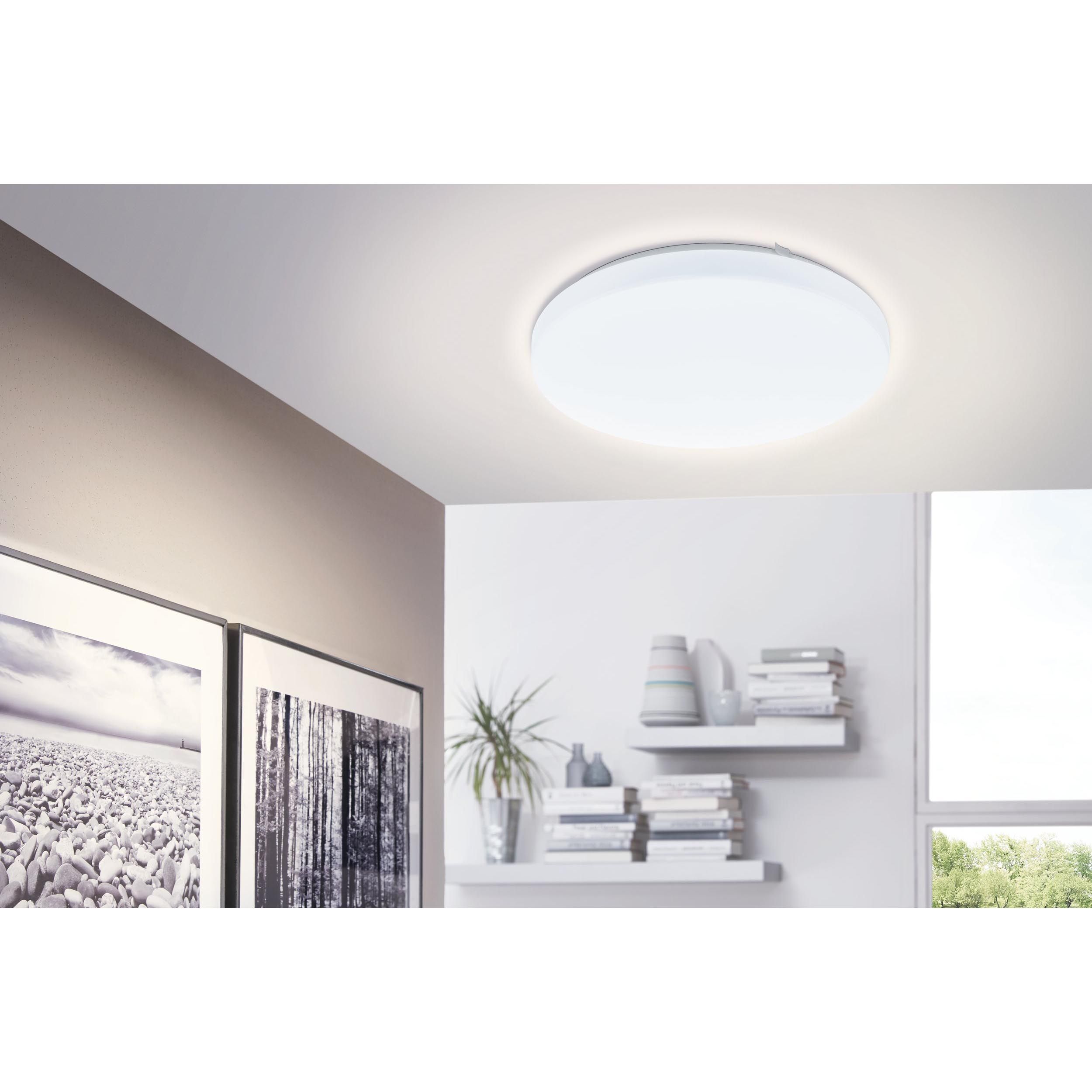 Plafonnier LED FRANIA blanc Ø43cm