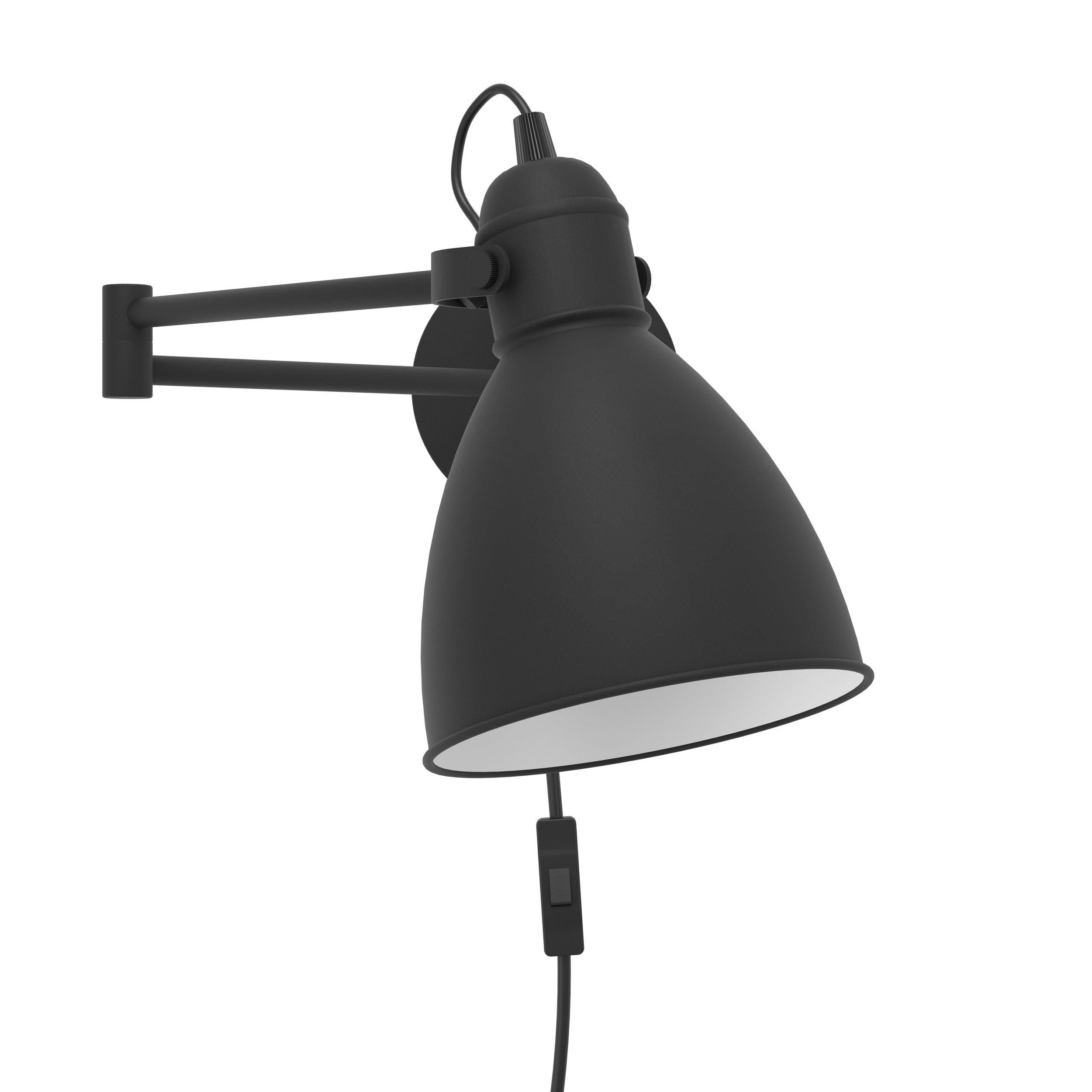 Applique SAN PERI noir H21cm