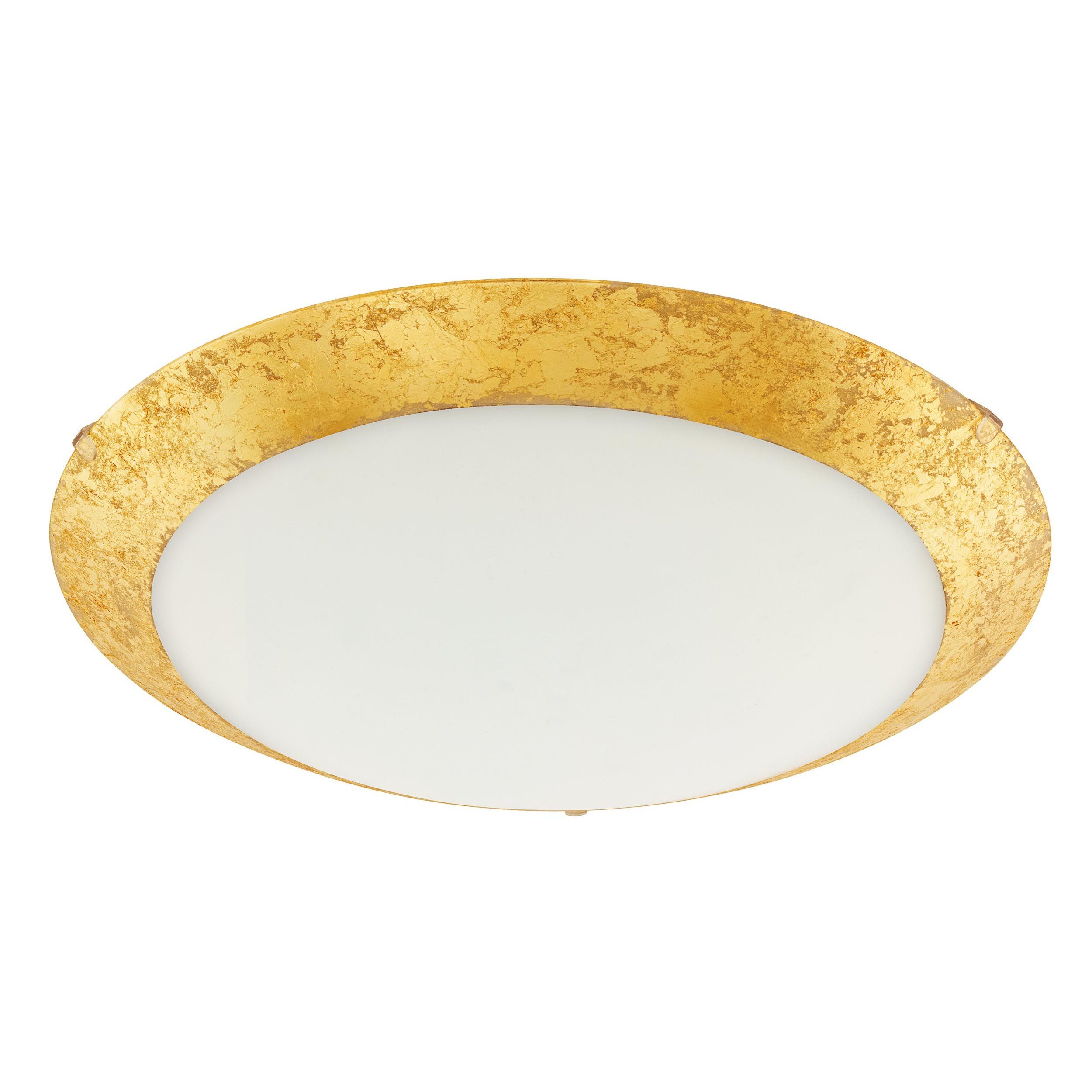 Plafonnier LED MONTENOVO doré Ø39,5cm