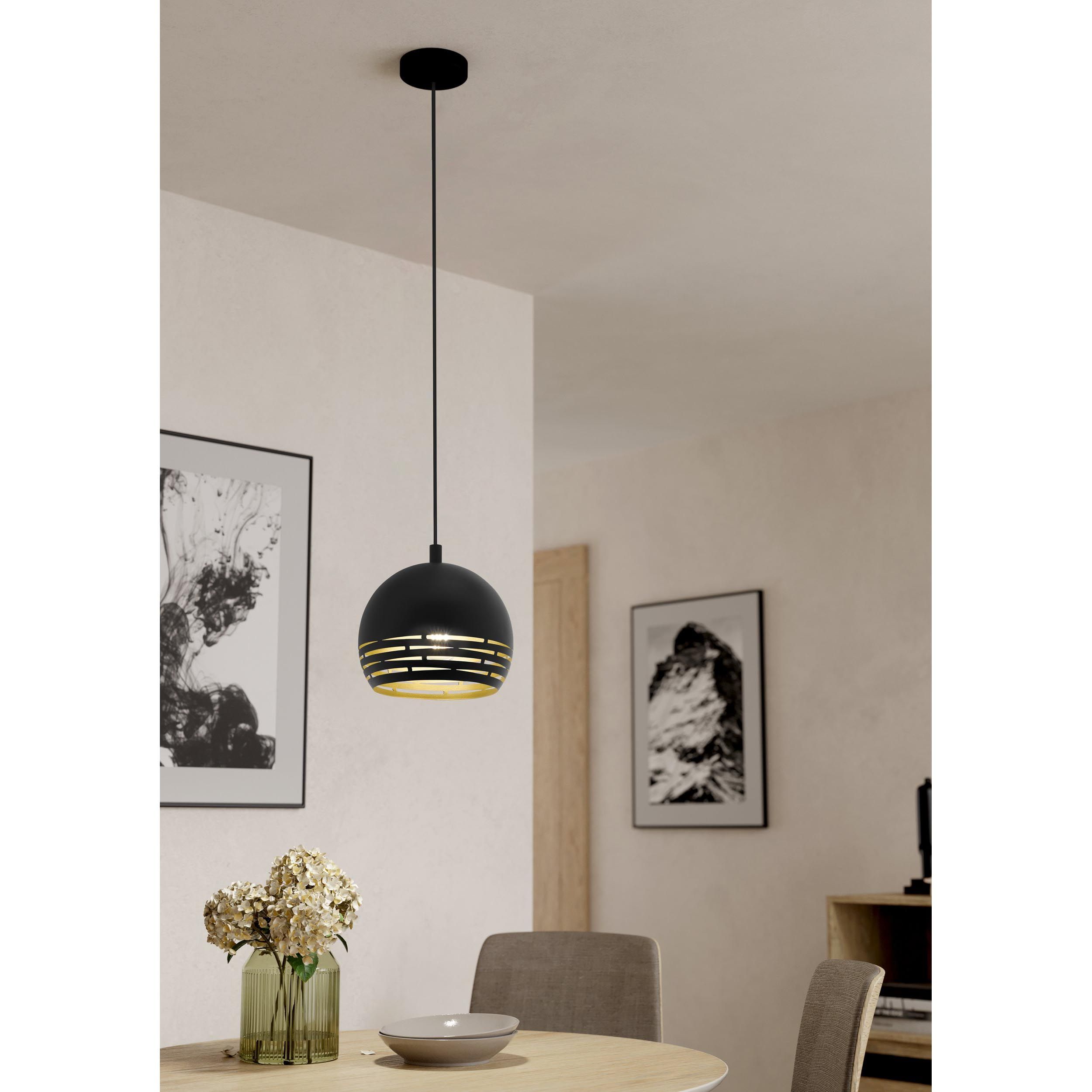 Suspension CAMASTRA noir Ø22,5cm