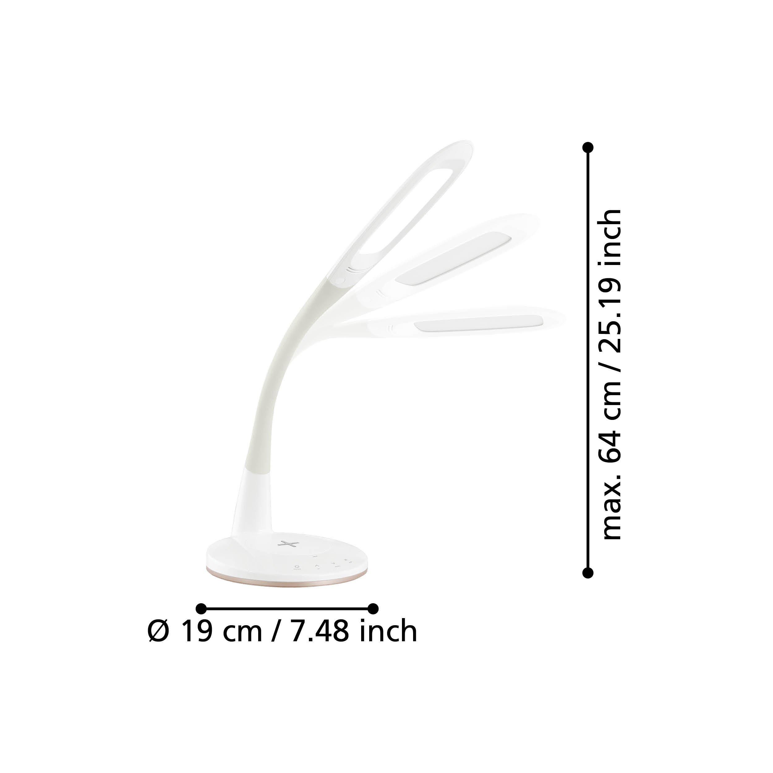 Lampe LED TRUNCA blanc H48,5cm
