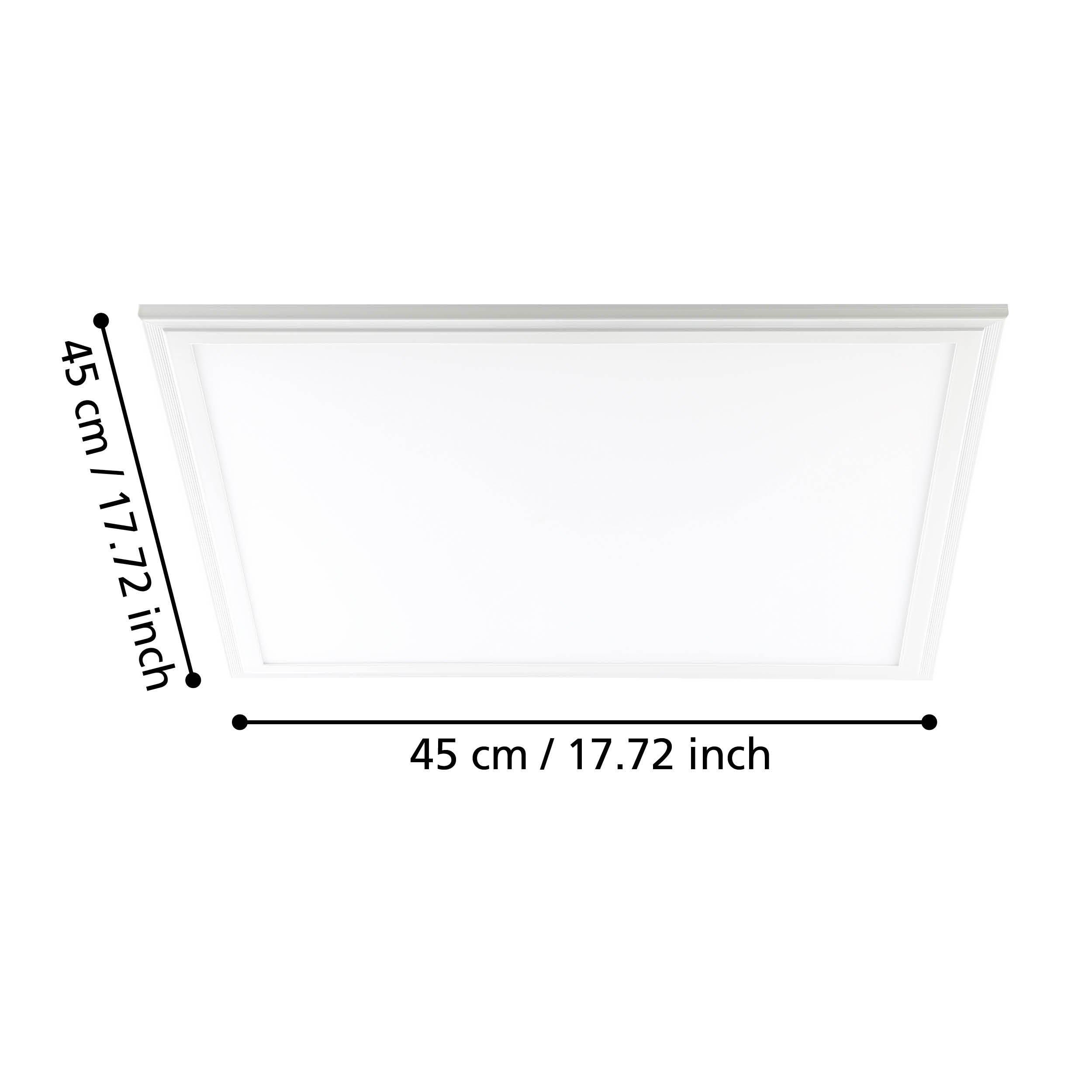 Plafonnier LED SALOBRENA 1 blanc Ø45cm