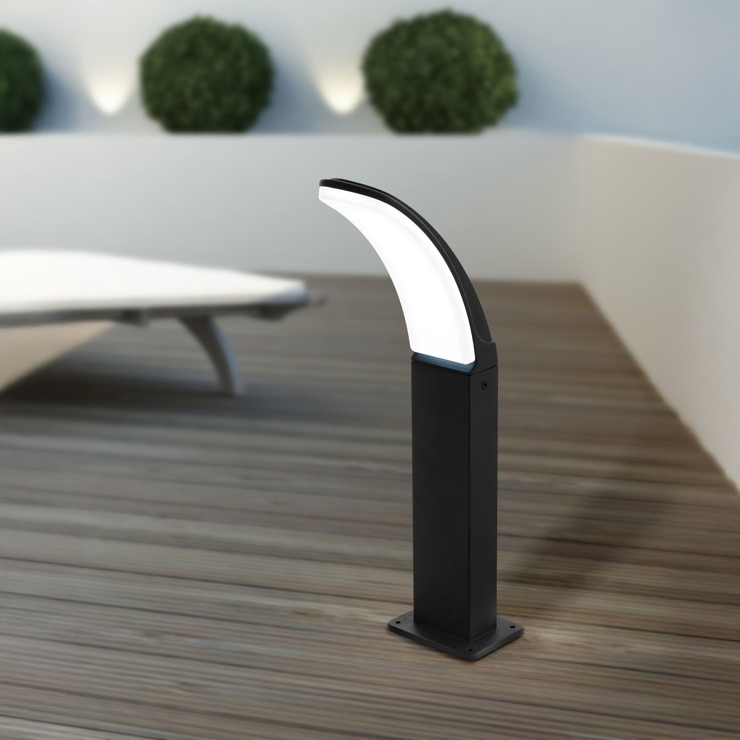 Borne extérieure LED FIUMICINO noir H90cm