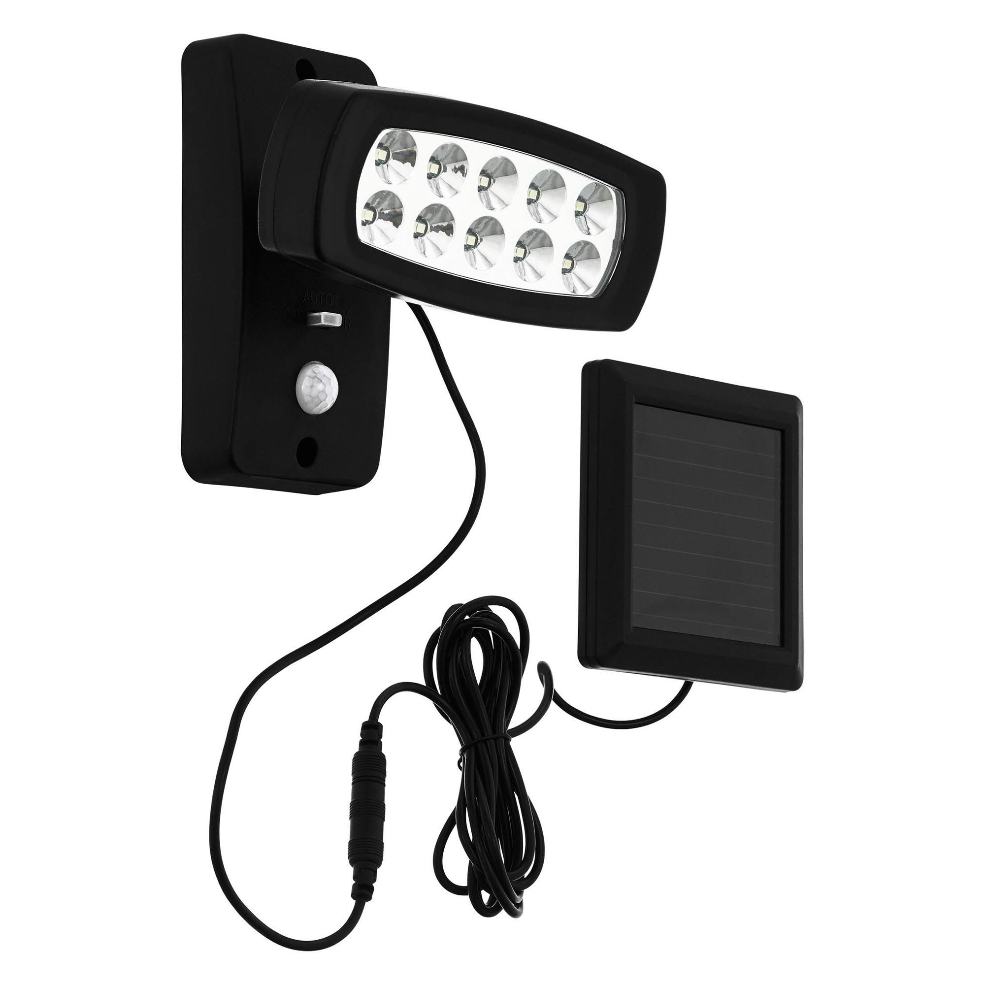 Applique extérieure LED PALIZZI noir H15,5cm