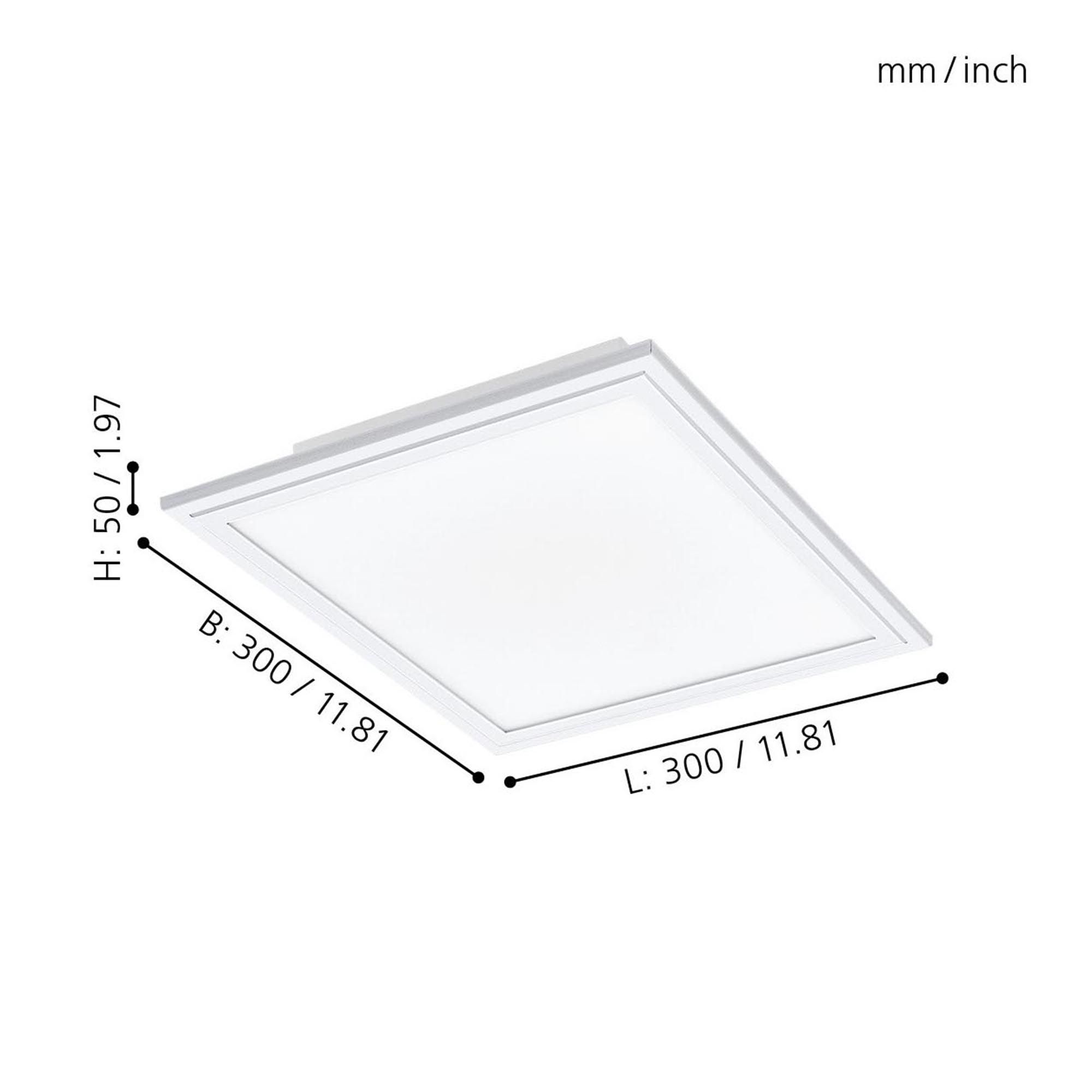 Plafonnier LED SALOBRENA-A blanc Ø30cm