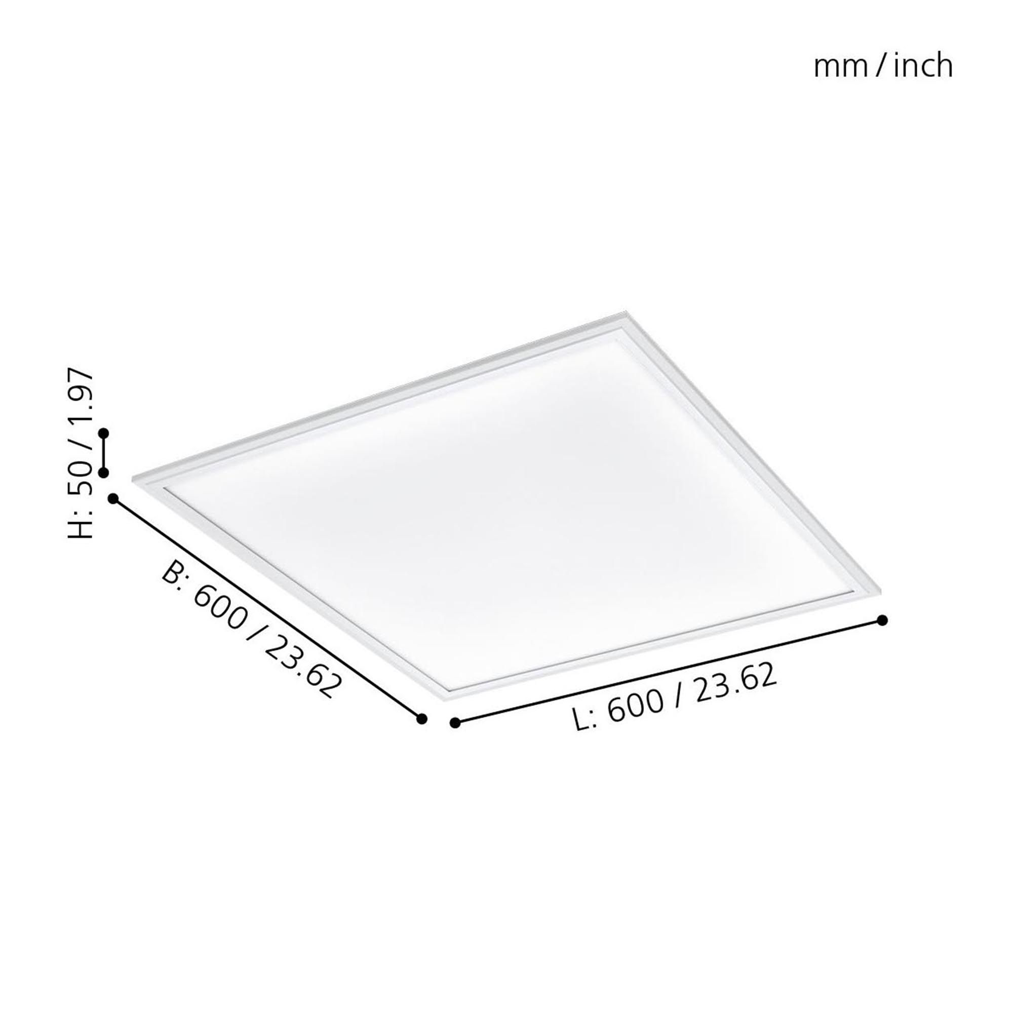 Plafonnier LED SALOBRENA-A blanc Ø60cm