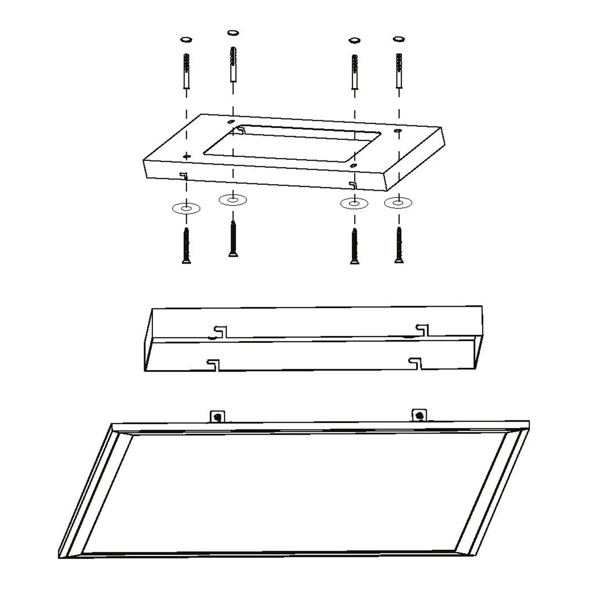 Plafonnier LED SALOBRENA-A blanc Ø60cm