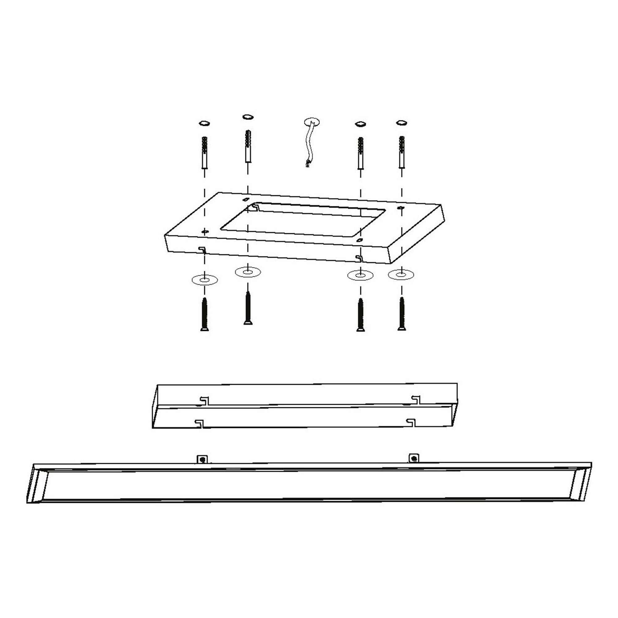 Plafonnier LED SALOBRENA-A blanc Ø30cm