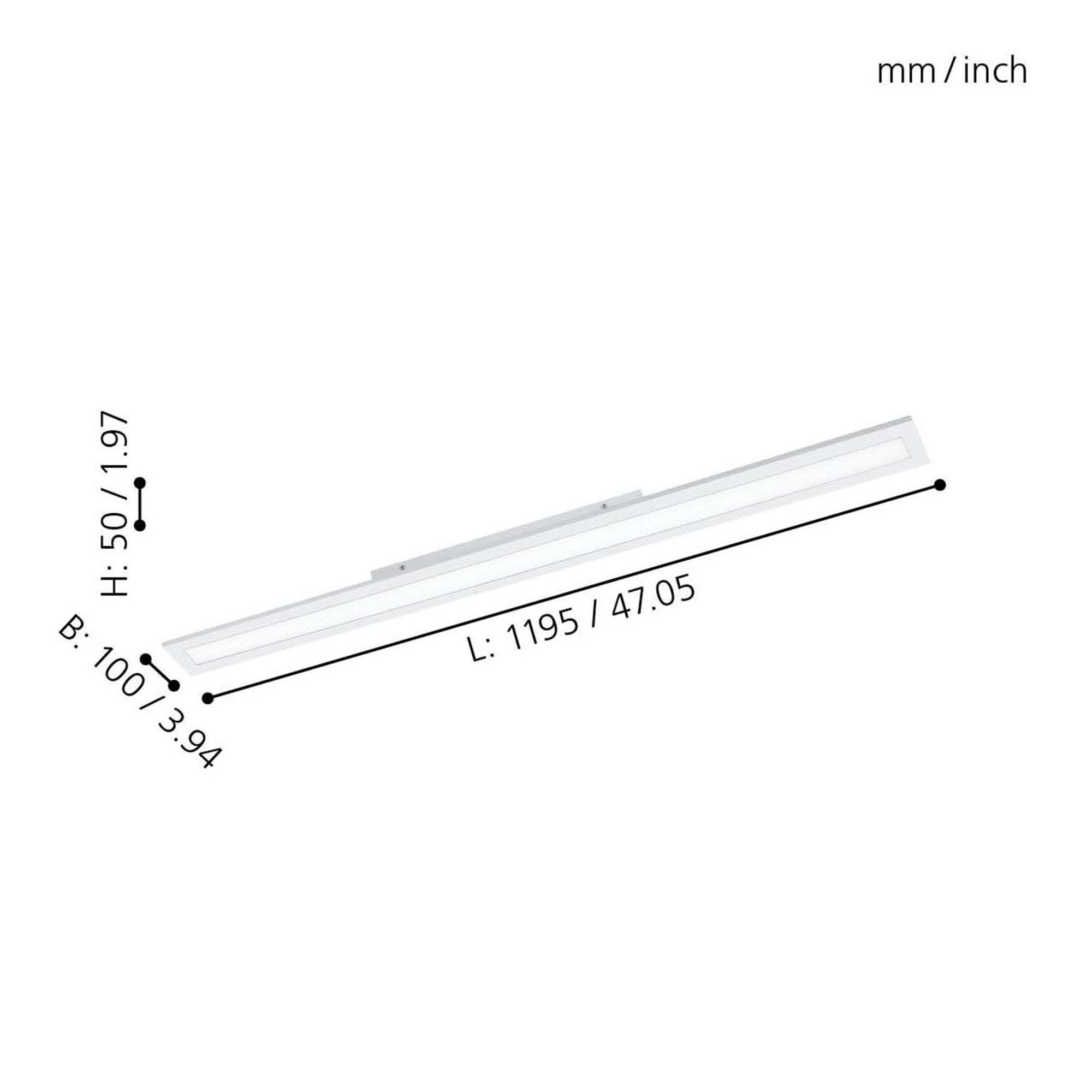 Plafonnier LED SALOBRENA-A blanc Ø10cm