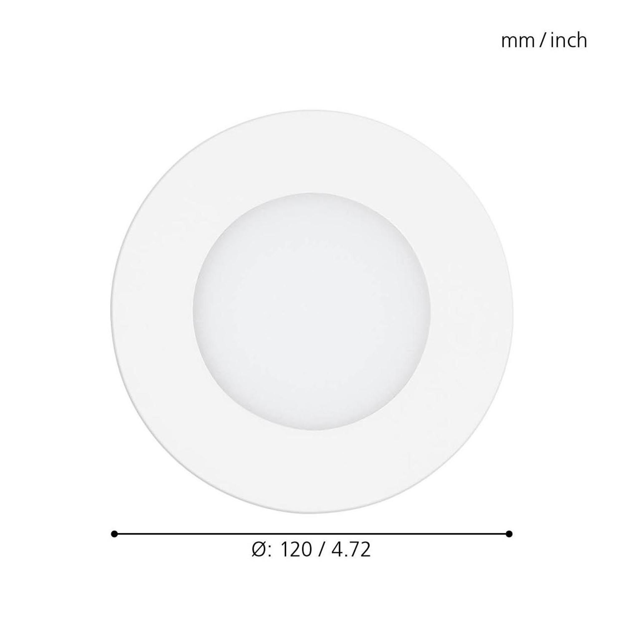 Spot LED FUEVA-A blanc Ø12cm