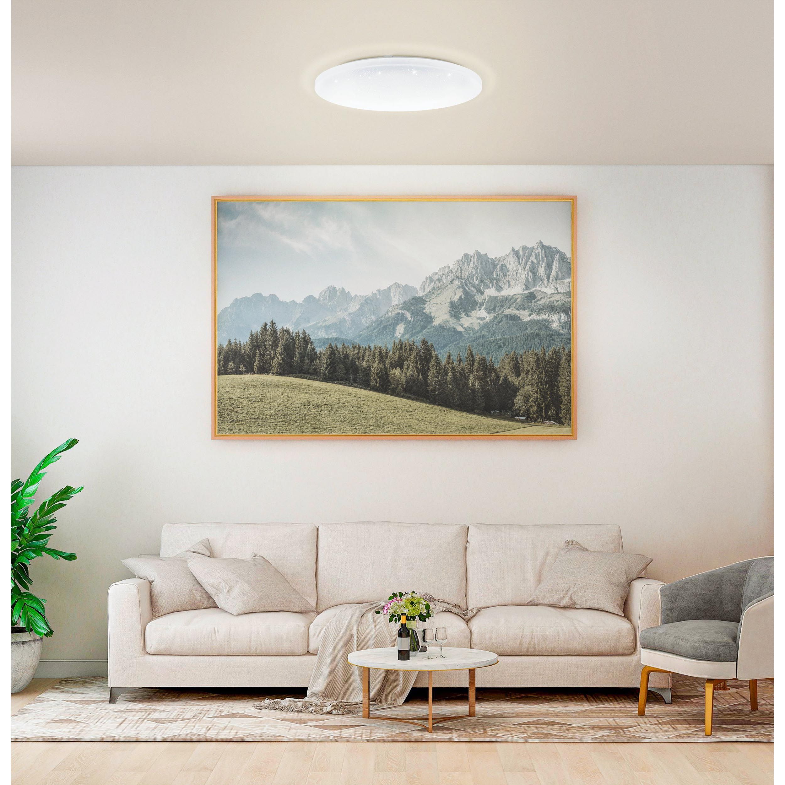 Plafonnier LED FRANIA-A blanc Ø57cm