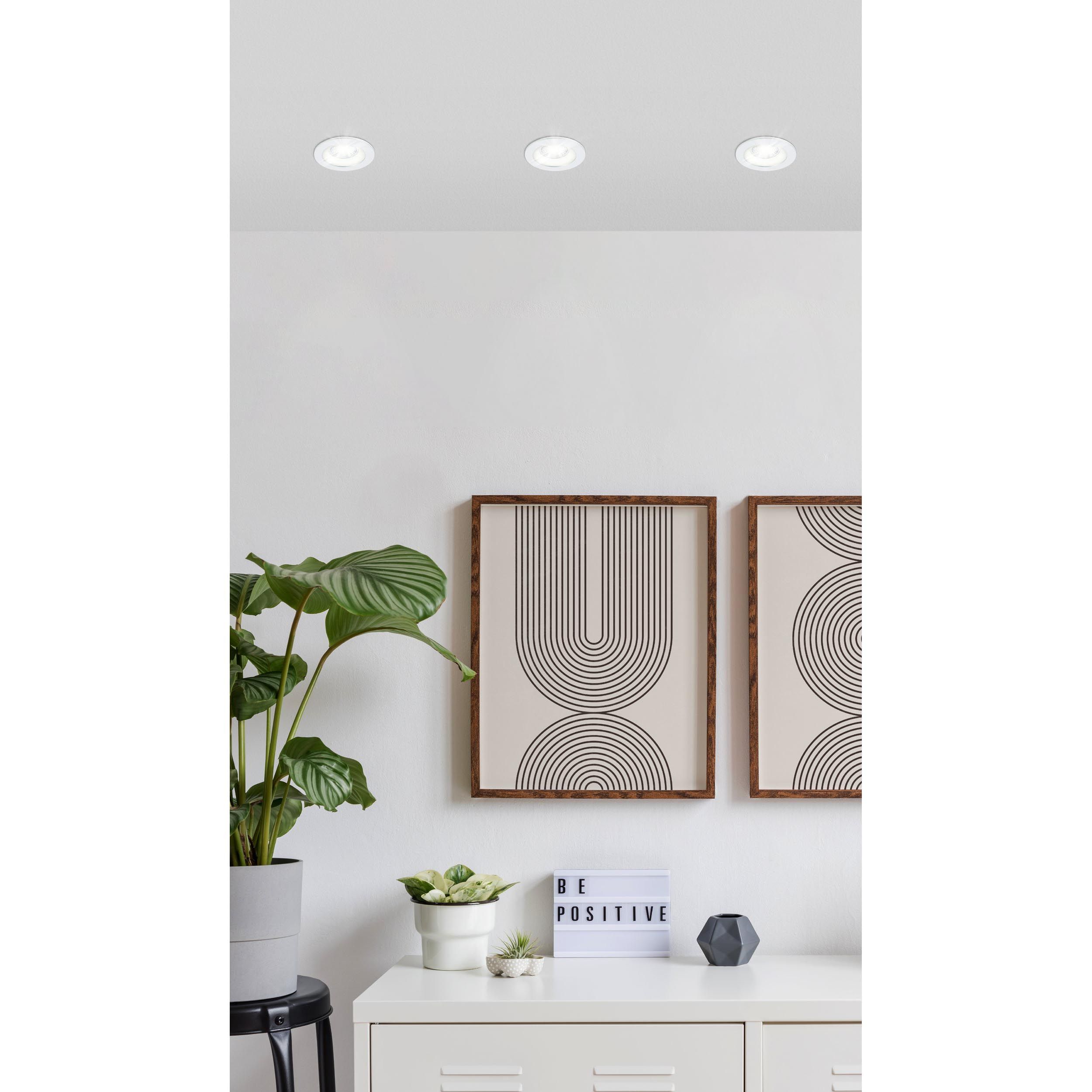 Spot LED SALABATE blanc Ø8,8cm