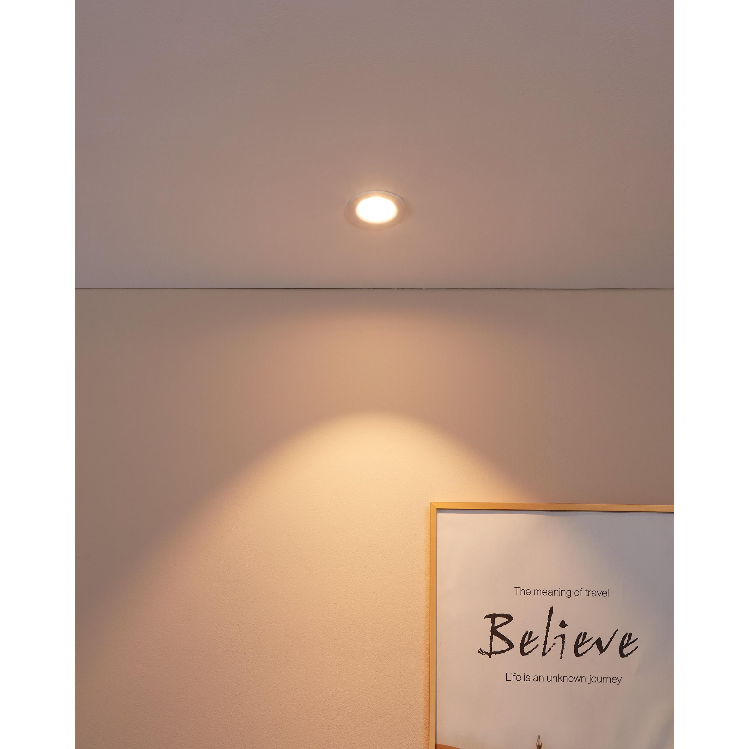 Spot LED SALICETO blanc Ø8,8cm