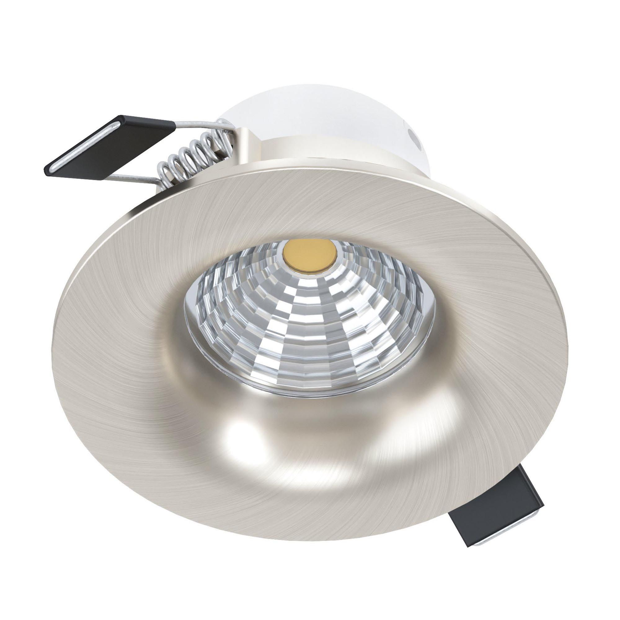Spot LED SALICETO nickel Ø8,8cm