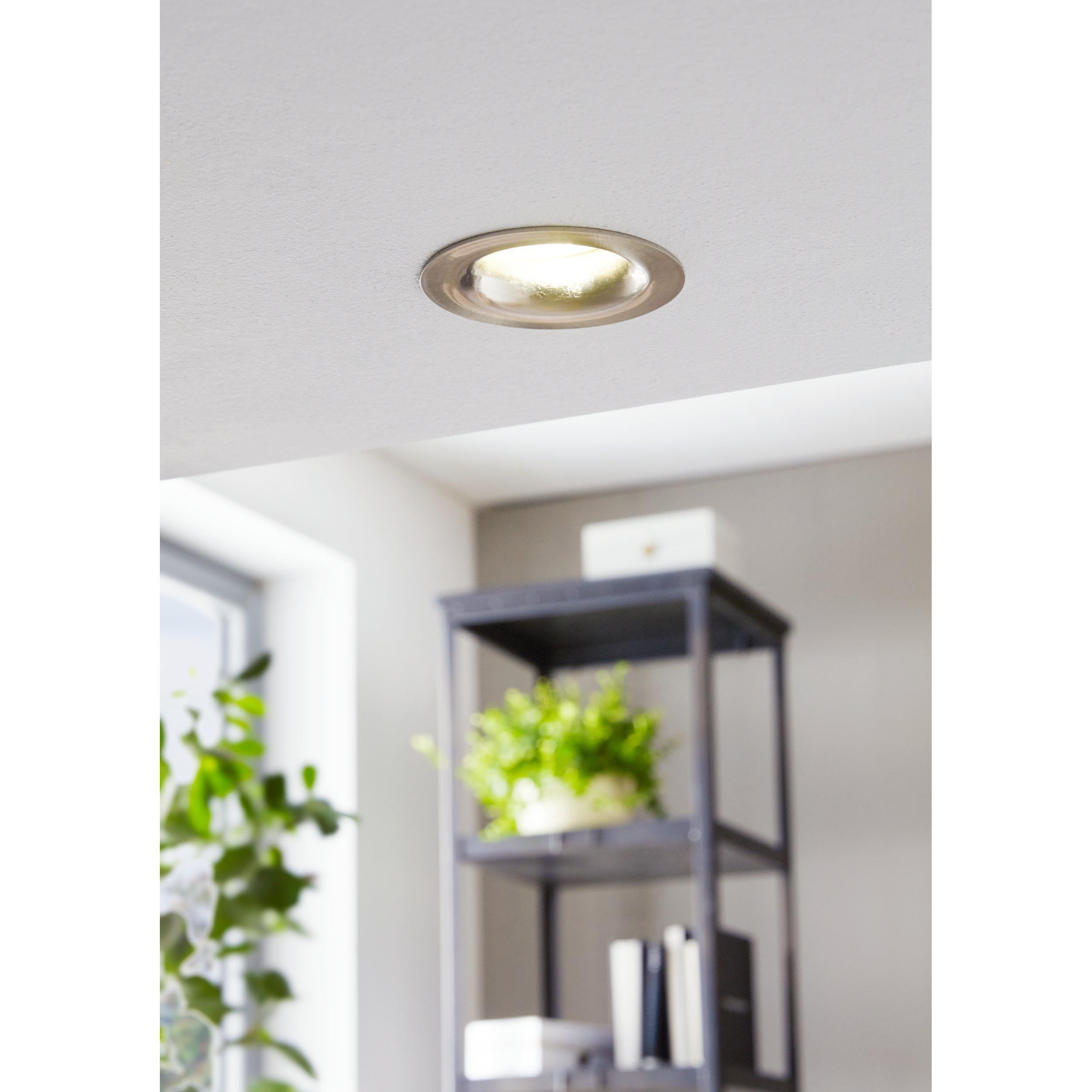 Spot LED SALICETO nickel Ø8,8cm