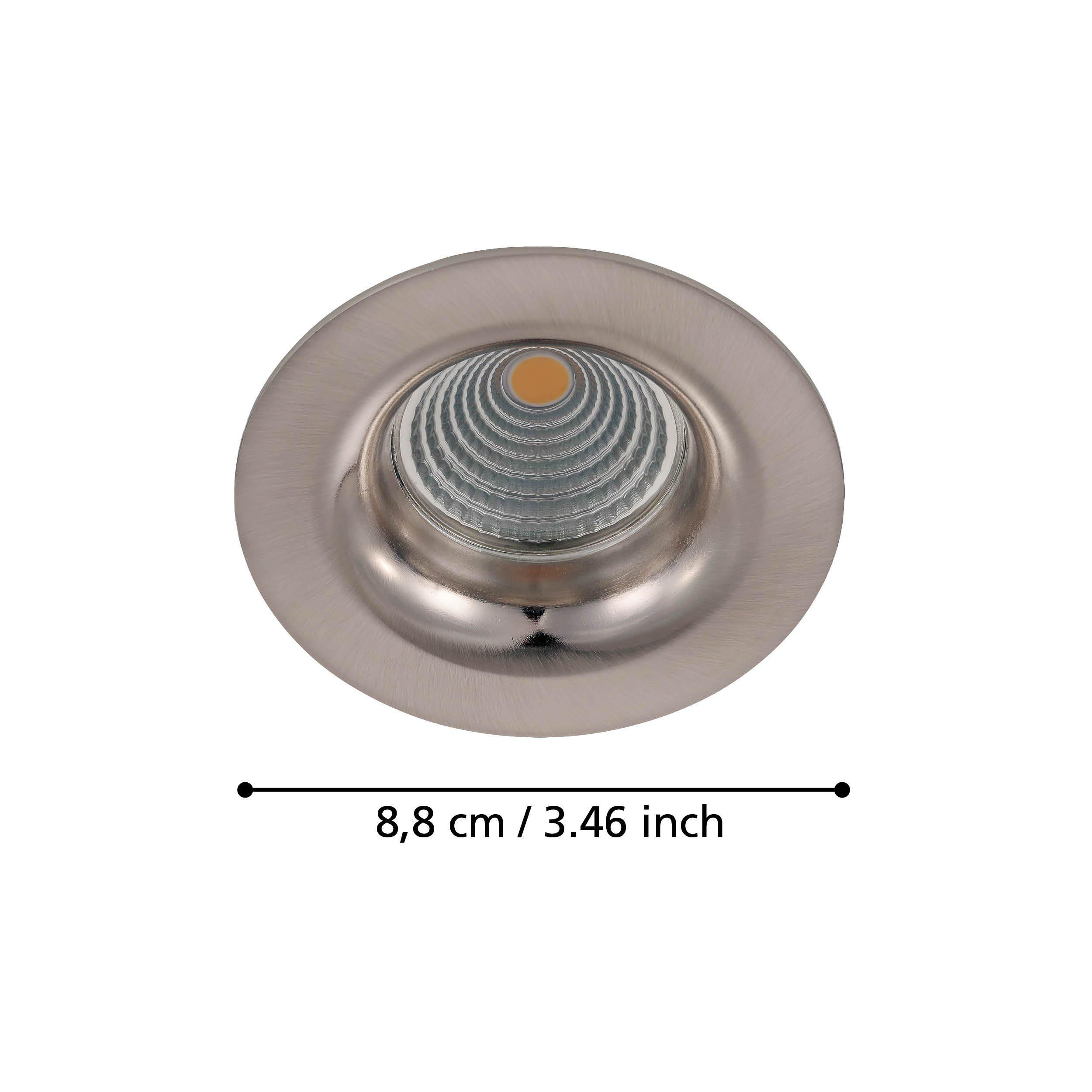Spot LED SALICETO nickel Ø8,8cm