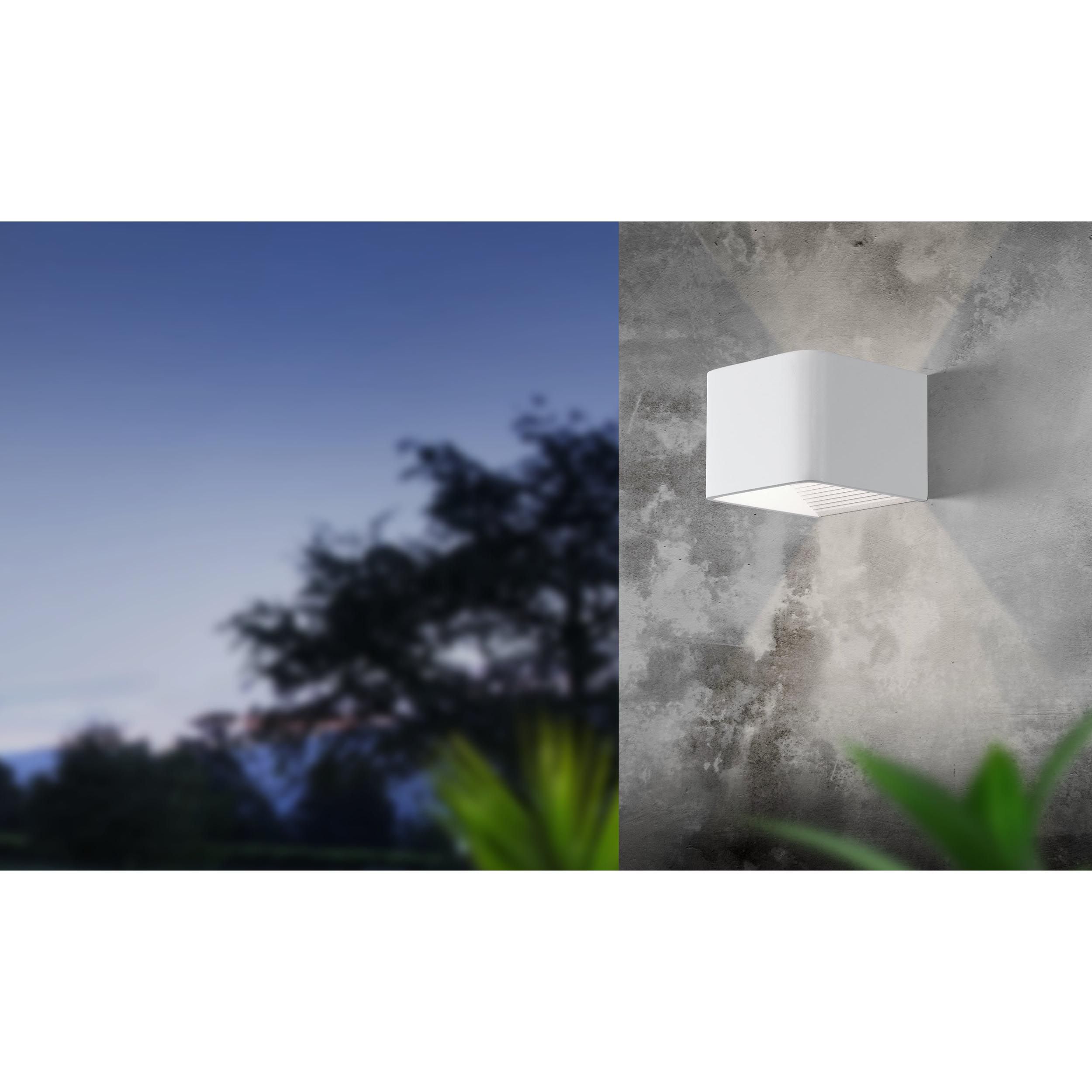 Applique LED DONINNI 1 blanc H7,5cm