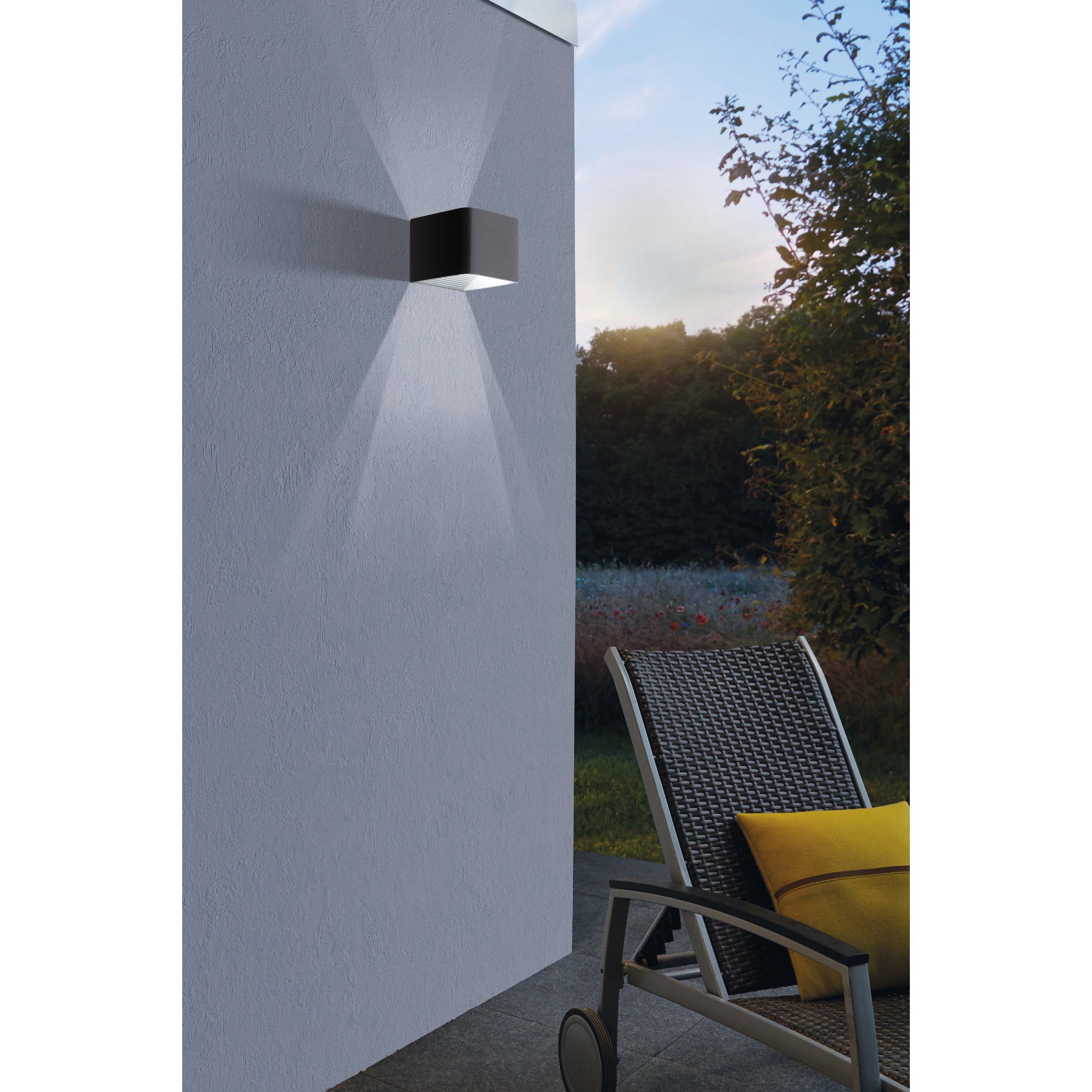 Applique extérieure LED DONINNI 1 blanc H7,5cm