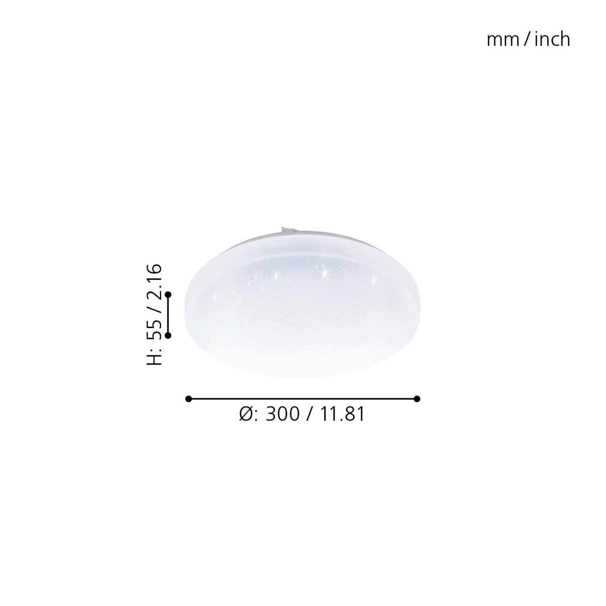 Plafonnier LED FRANIA-A blanc Ø30cm