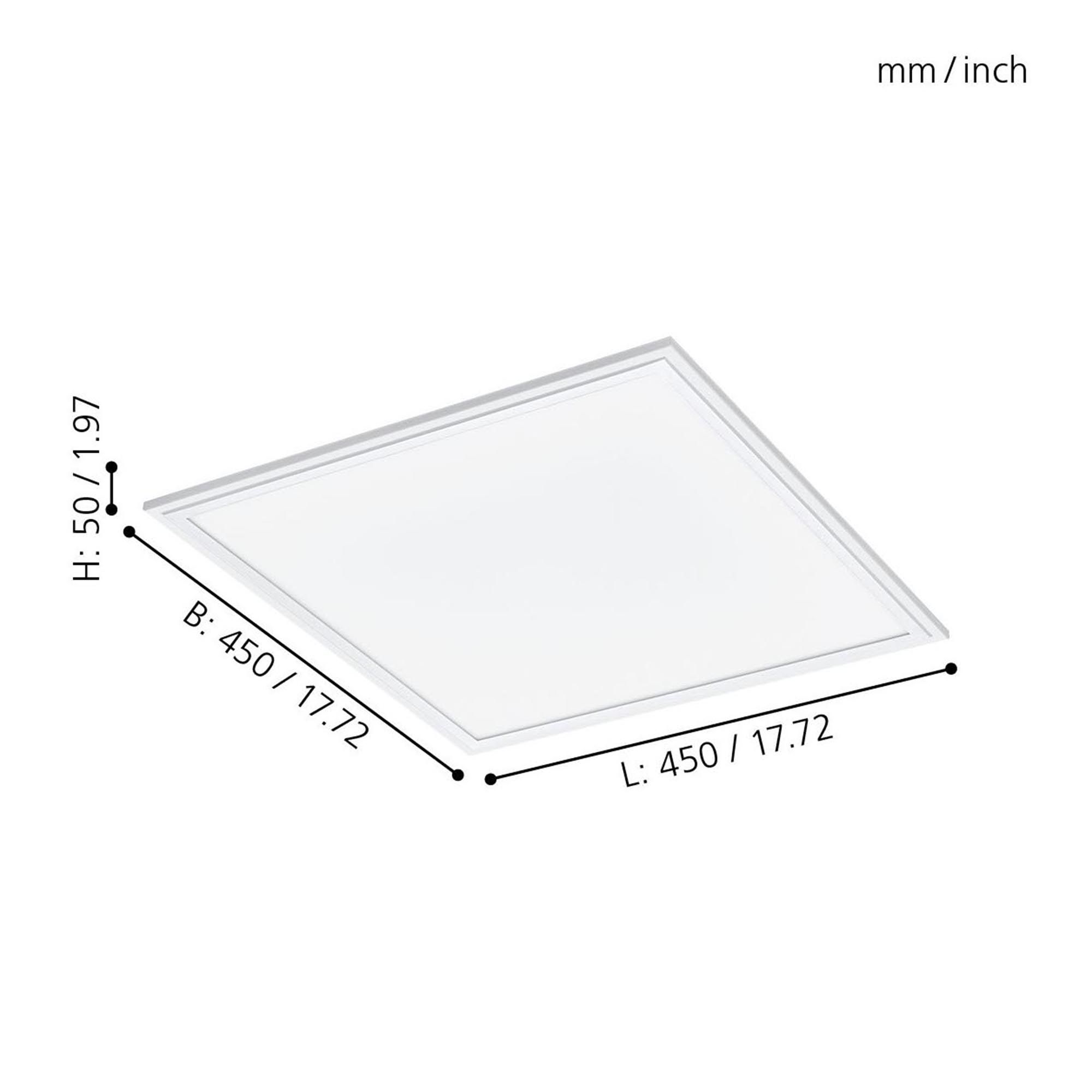 Plafonnier LED SALOBRENA-A blanc Ø45cm