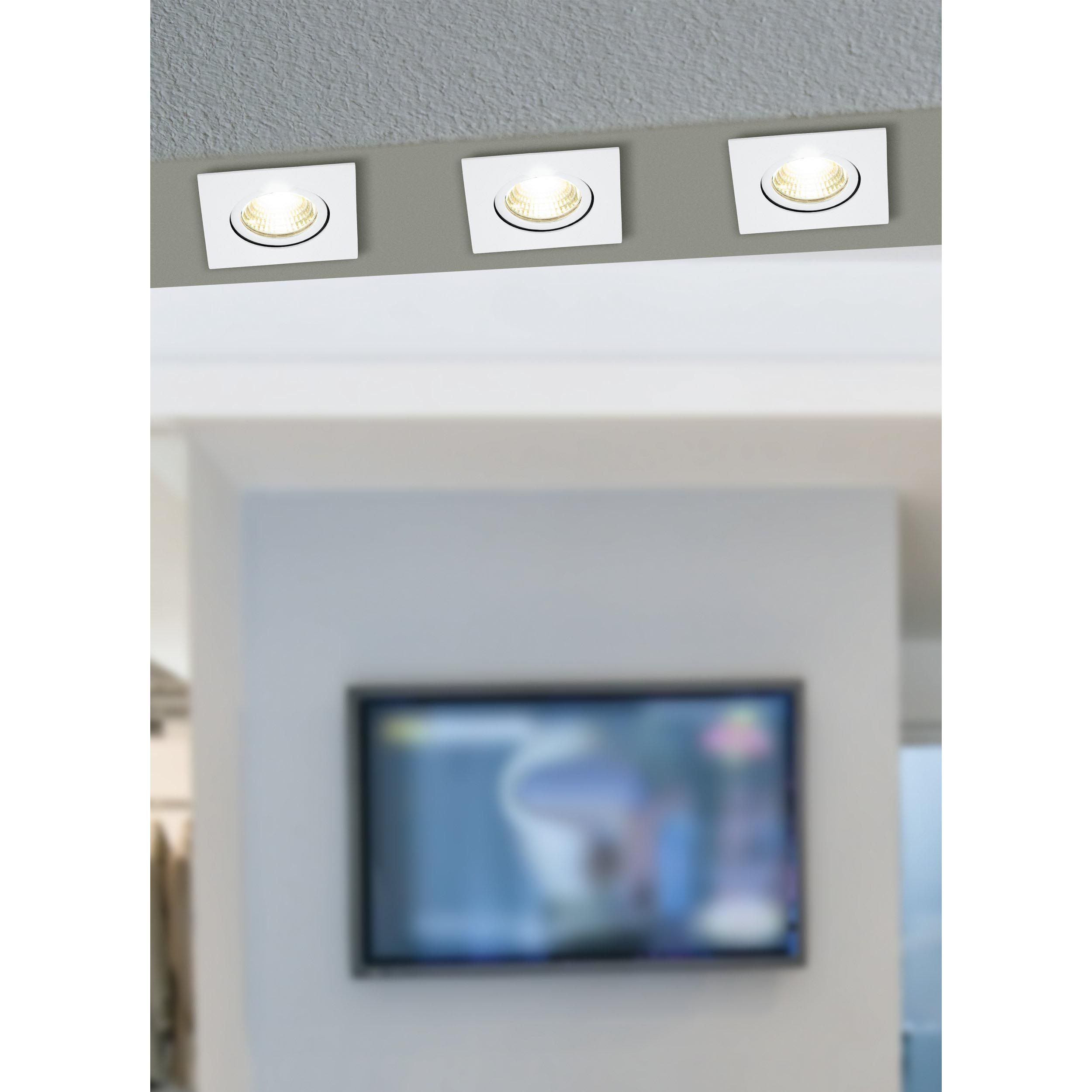 Spot LED SALICETO blanc Ø8,8cm