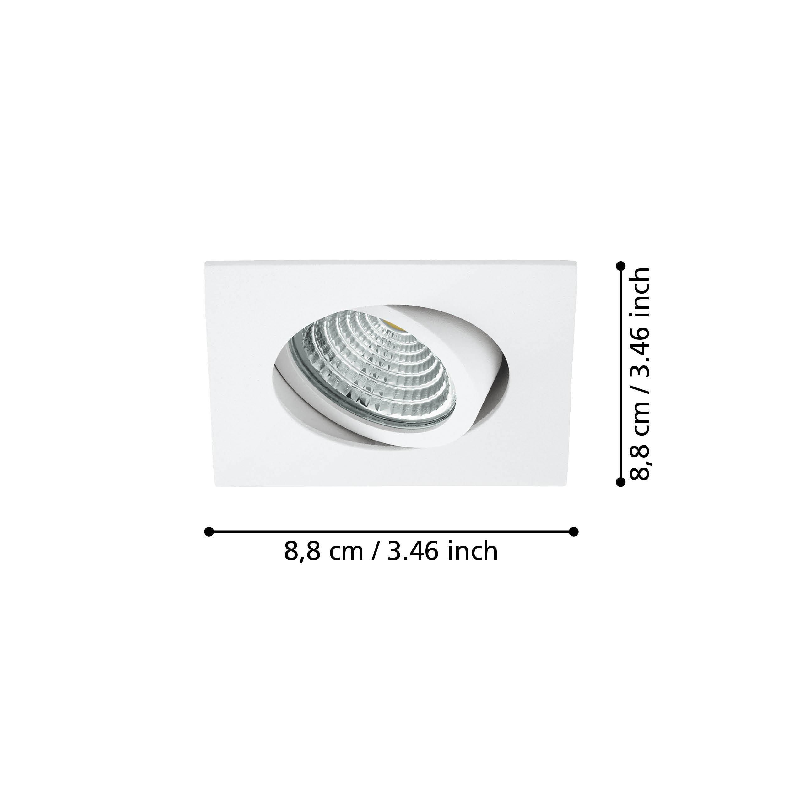 Spot LED SALICETO blanc Ø8,8cm