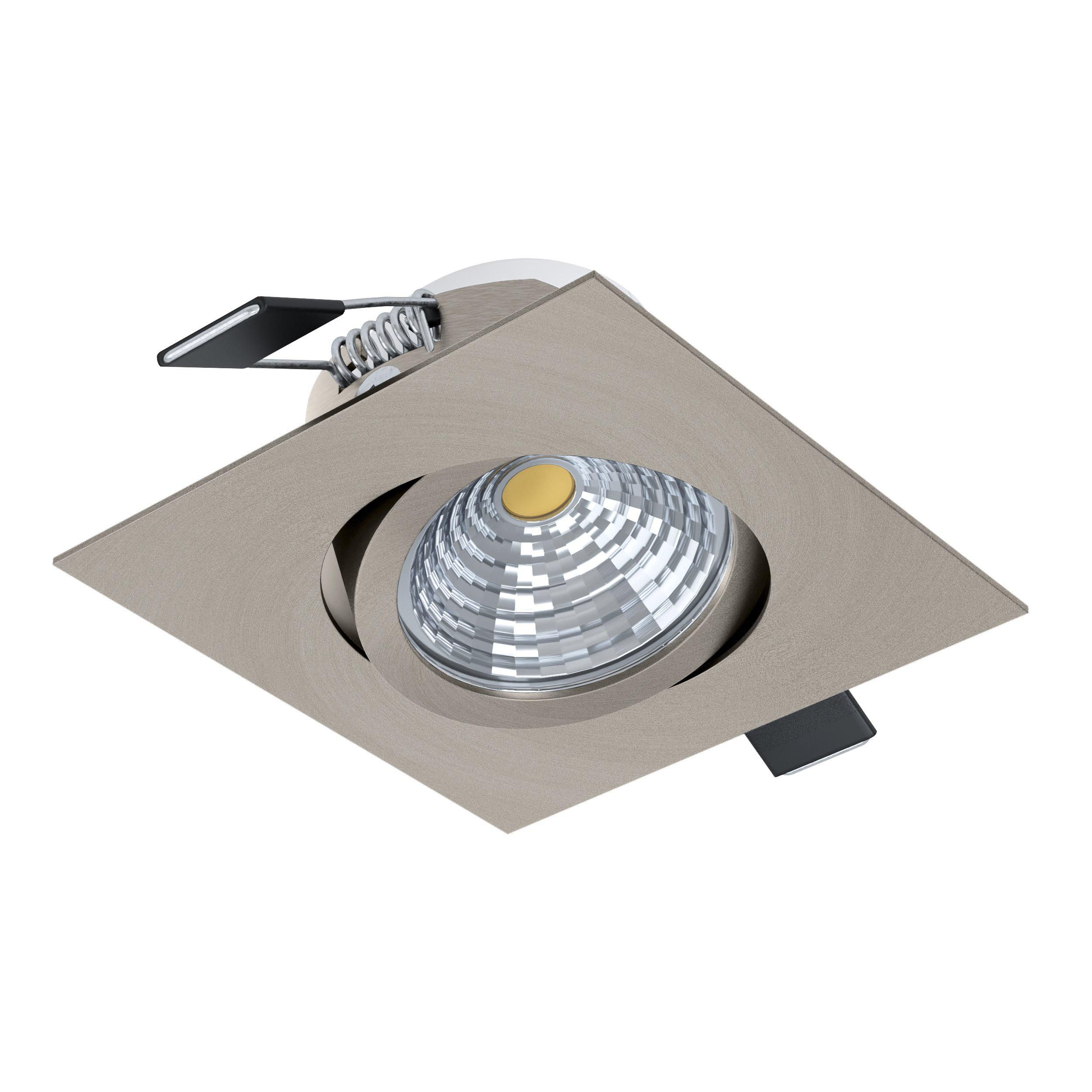 Spot LED SALICETO nickel Ø8,8cm