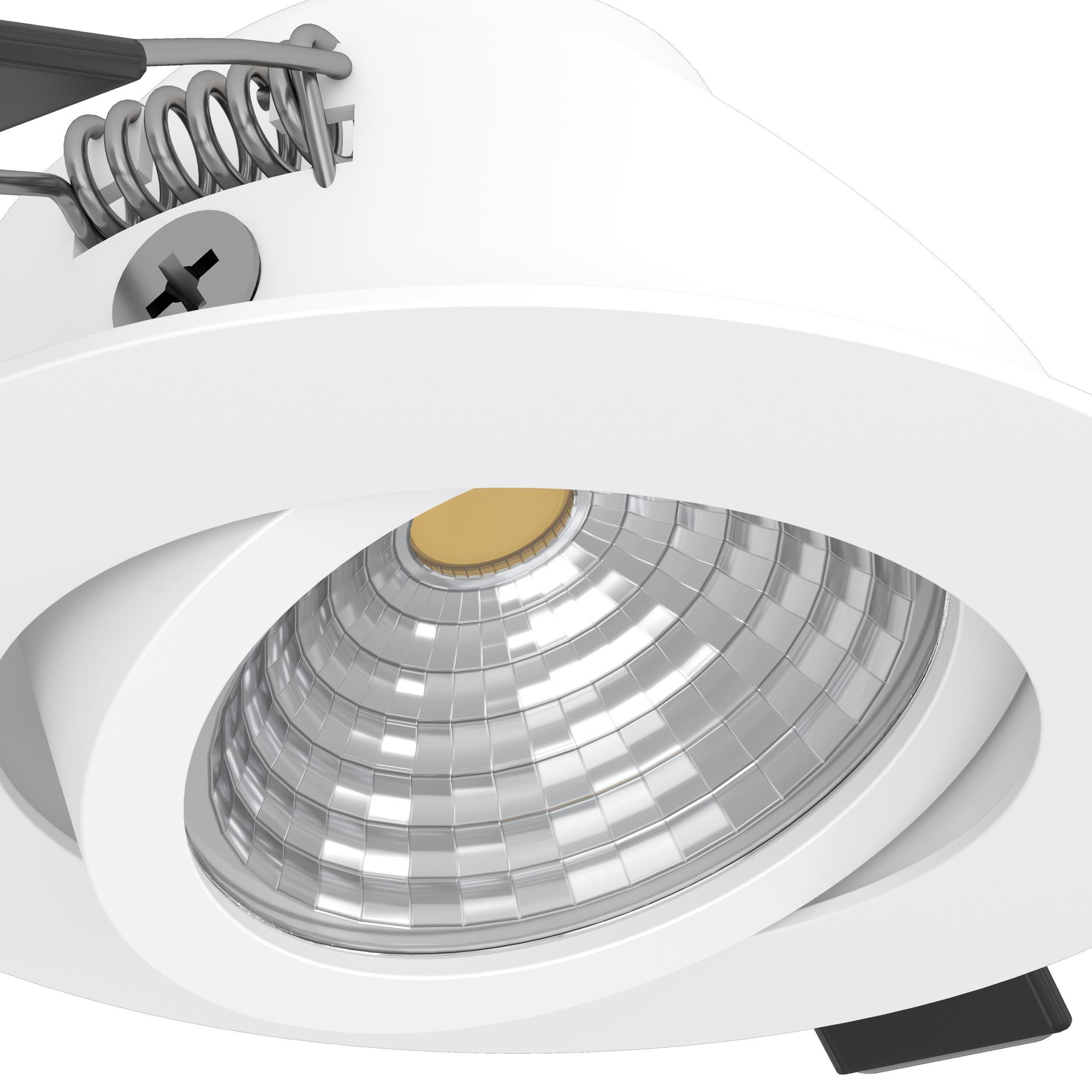 Spot LED SALICETO blanc Ø8,8cm
