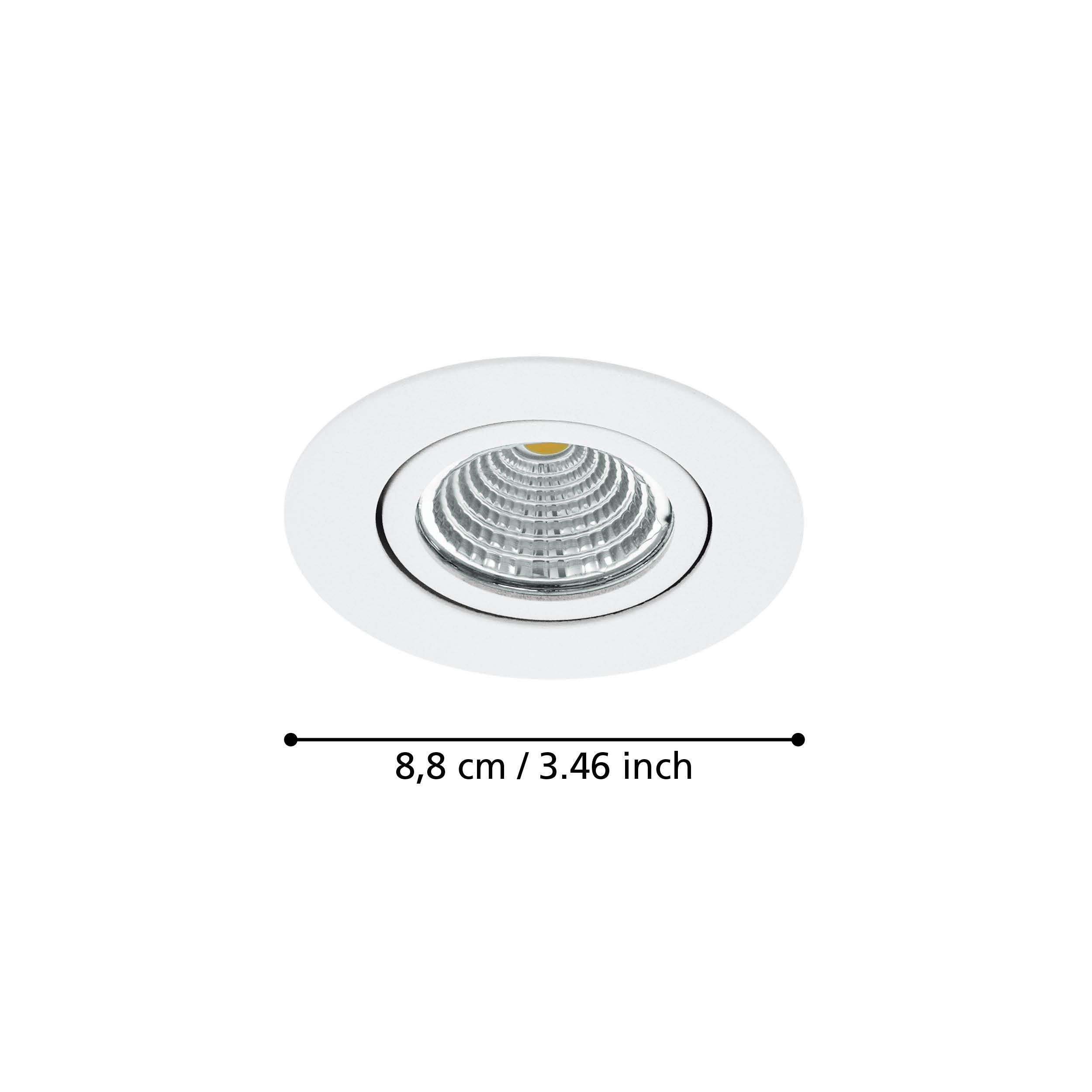 Spot LED SALICETO blanc Ø8,8cm