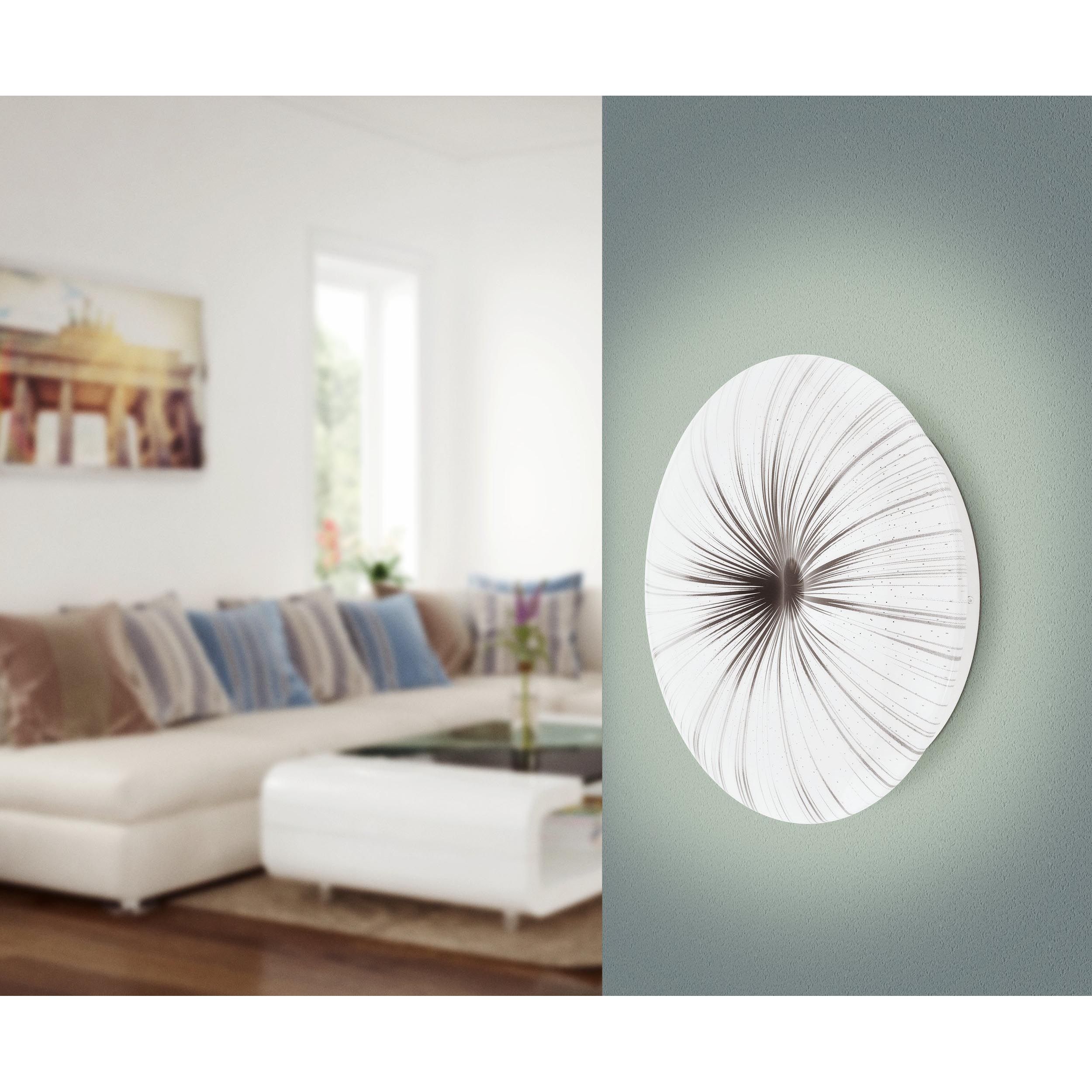 Plafonnier LED NIEVES blanc Ø41cm