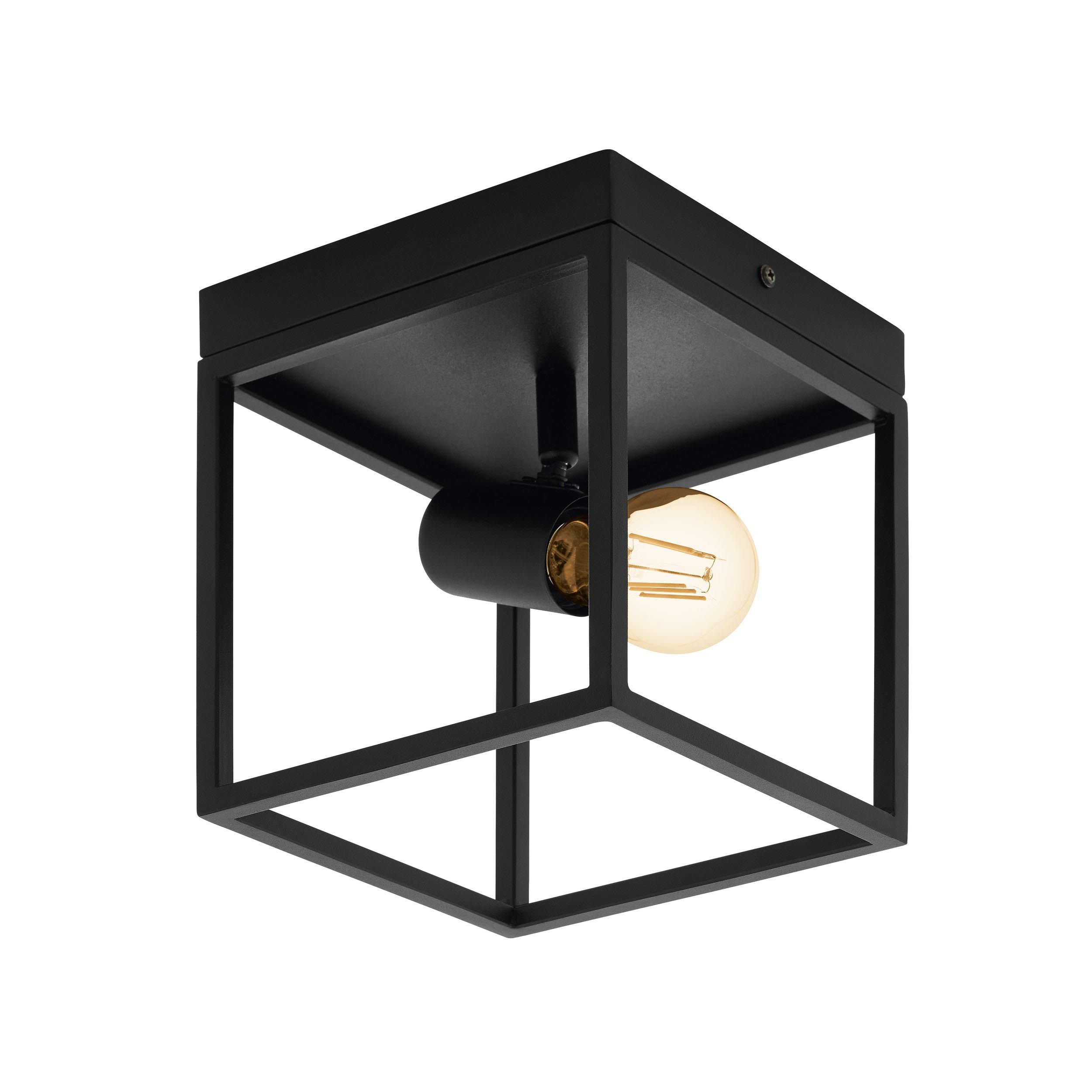 Plafonnier SILENTINA noir Ø18cm